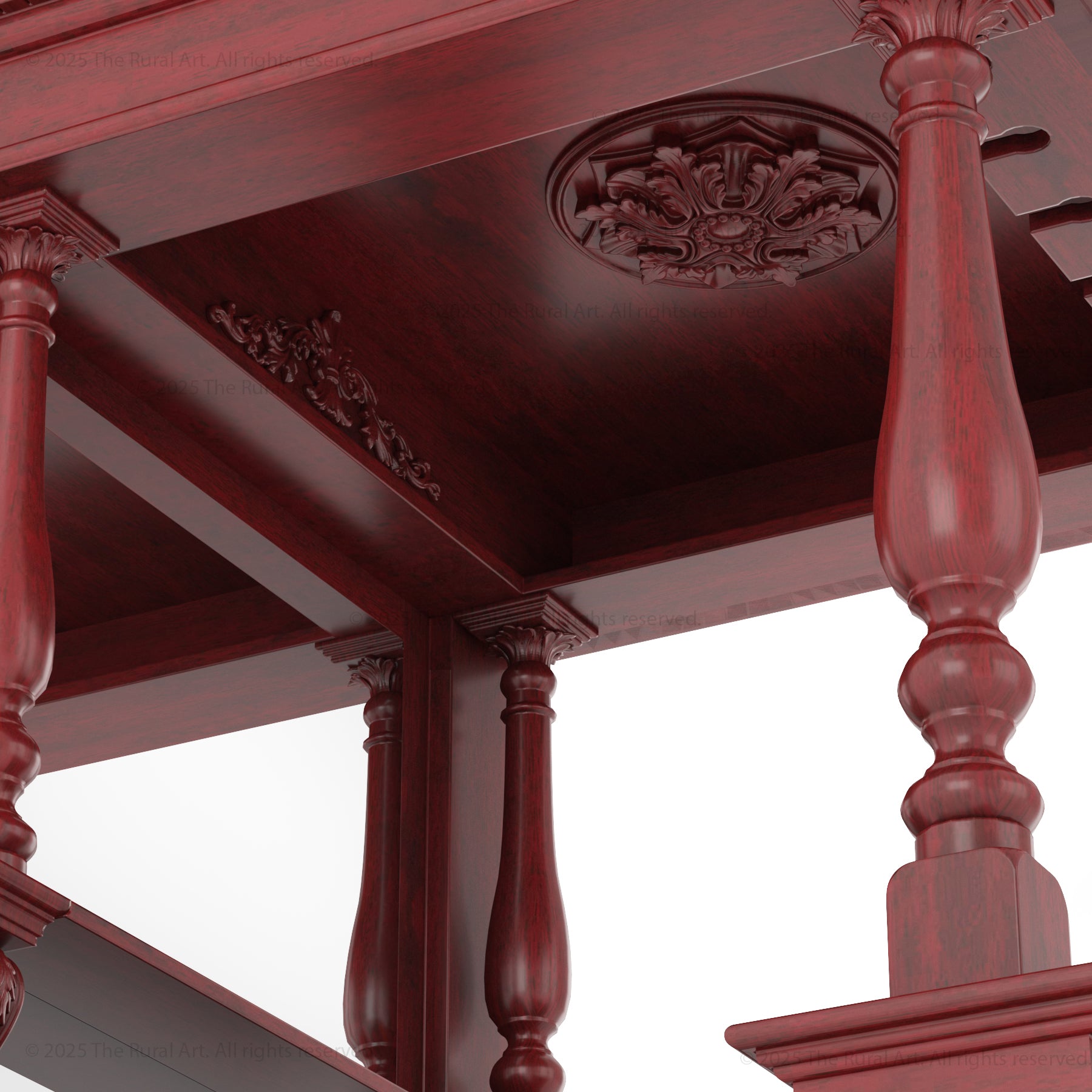 Italian Luxury Ornate Carved Wine Bar - Made in Italy