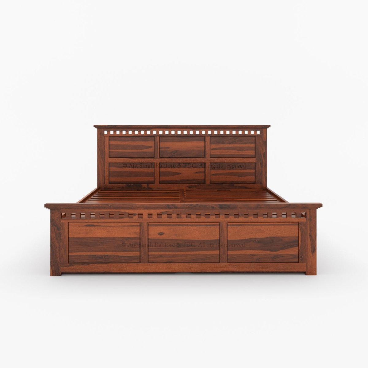 Alameda Solid Wood Storage Platform Bed with Drawers