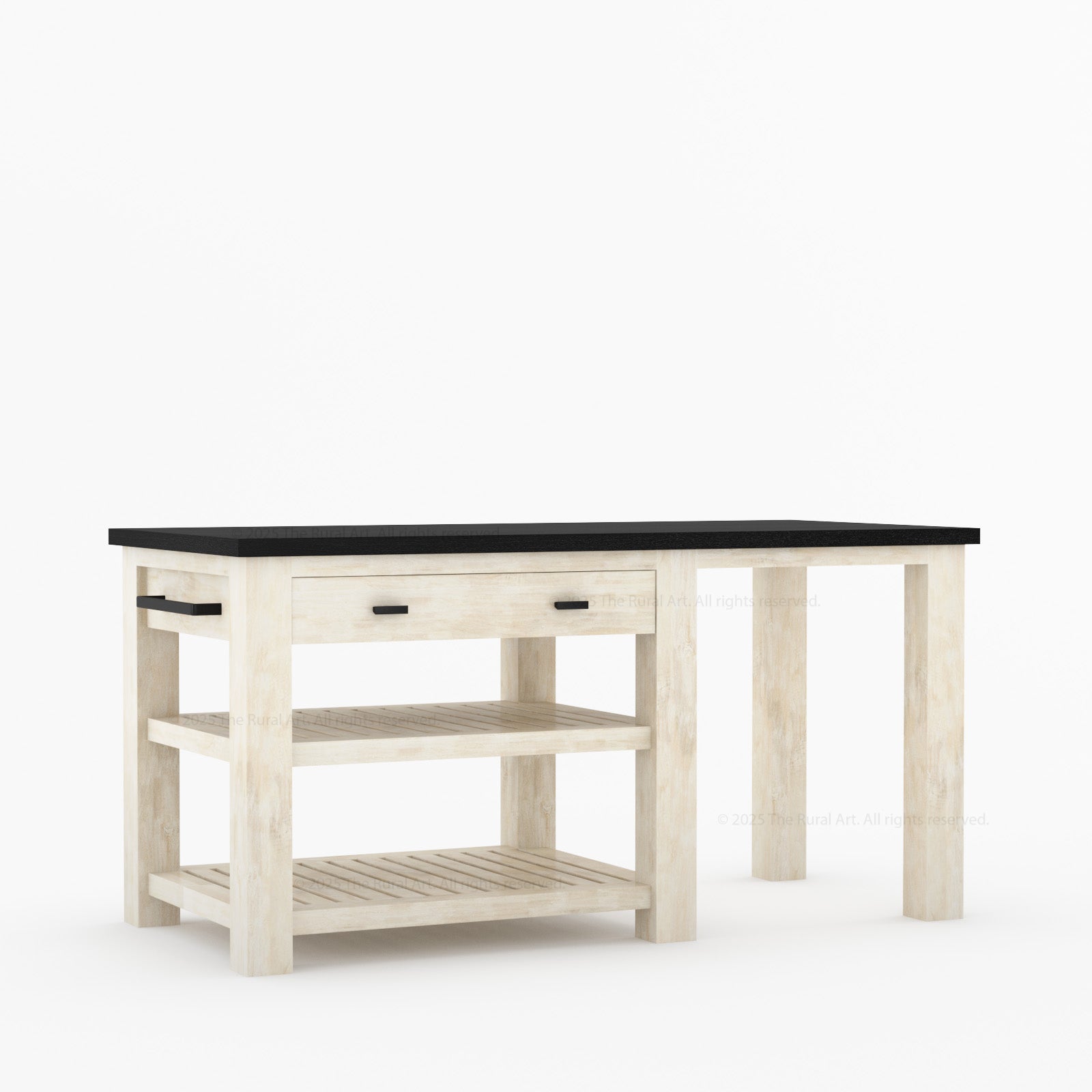 Castine Solid Wood Kitchen Island