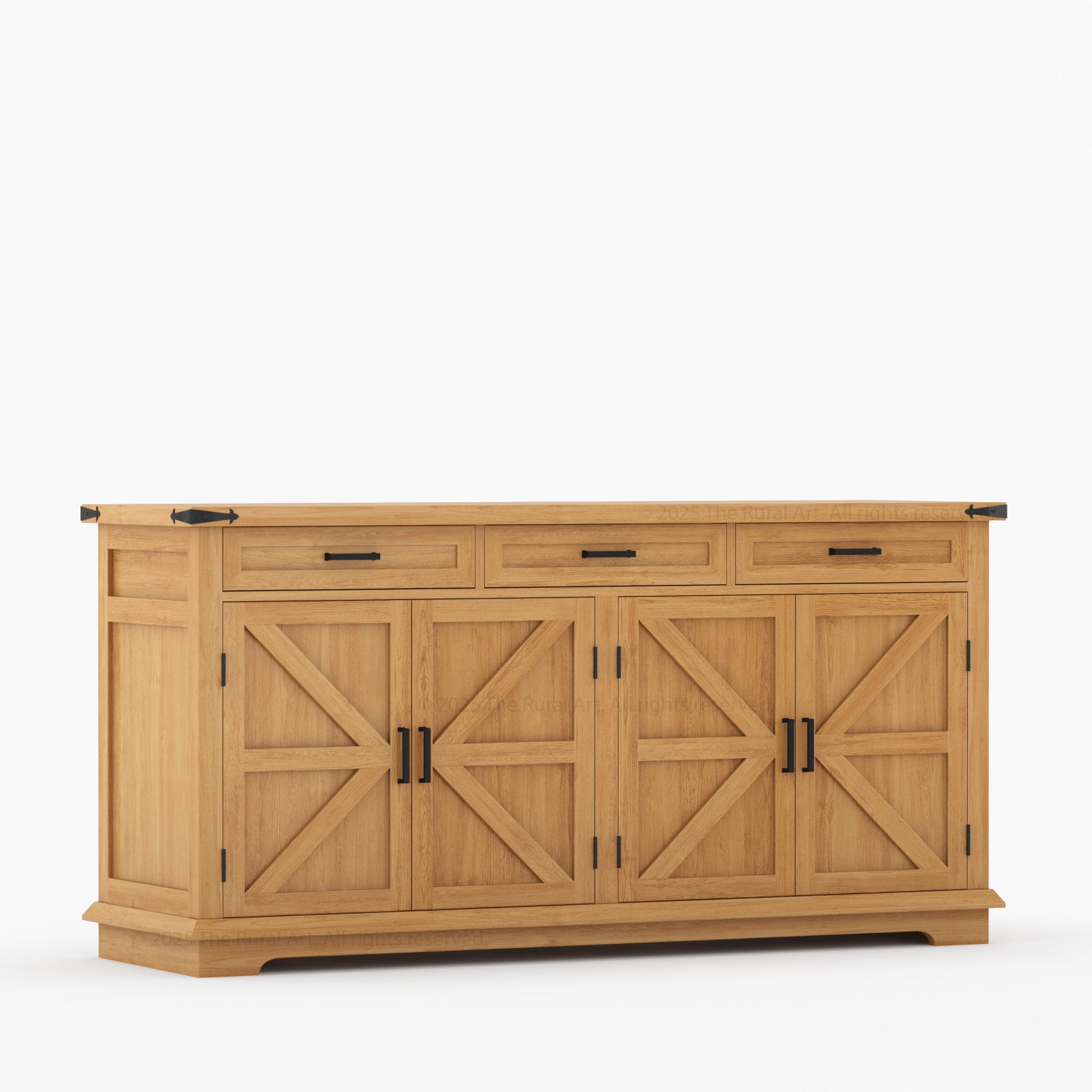 Lincoln Estate Cross-Panel Wine Bar Cabinet