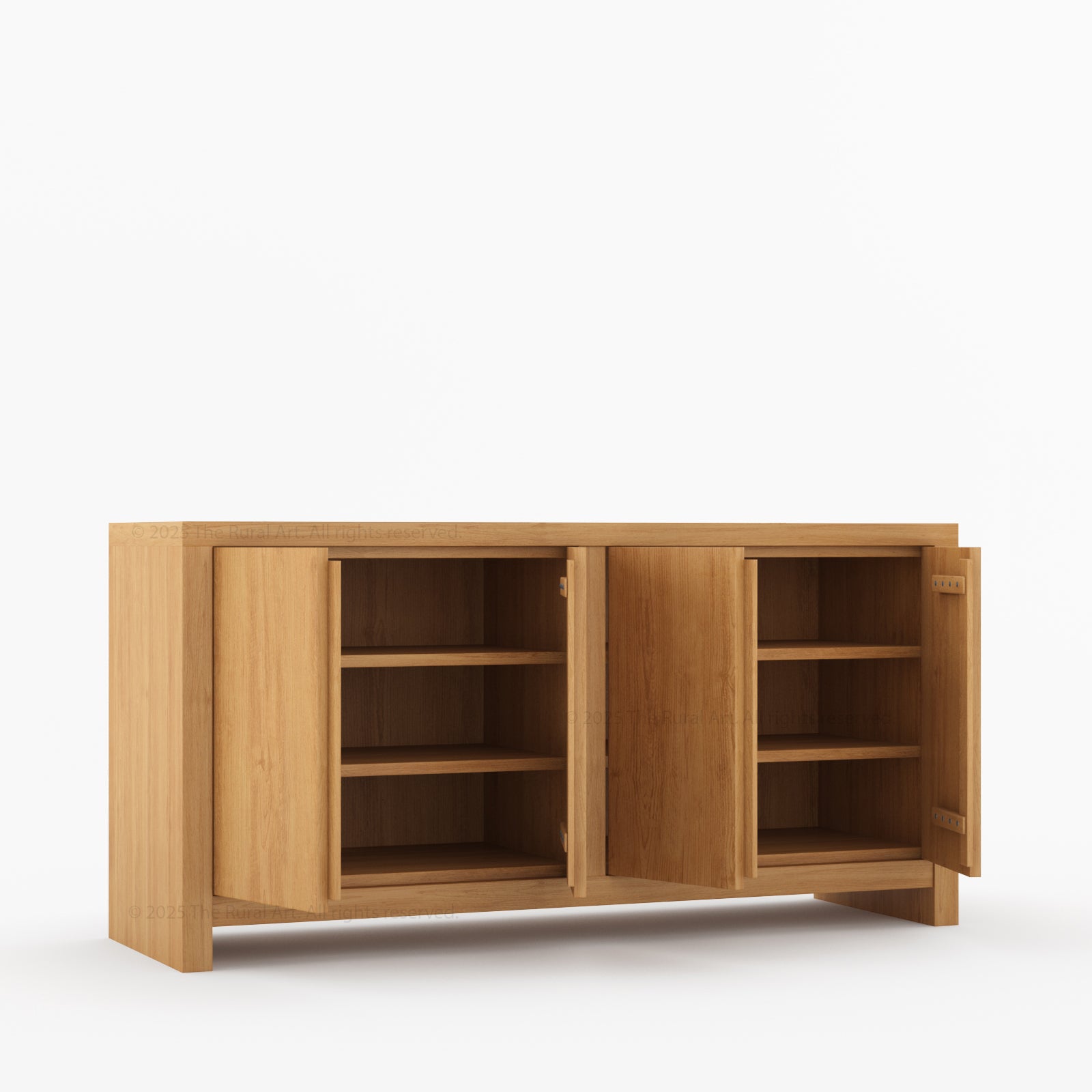 Fontana Modern Solid Wood Sideboard Buffets Cabinet