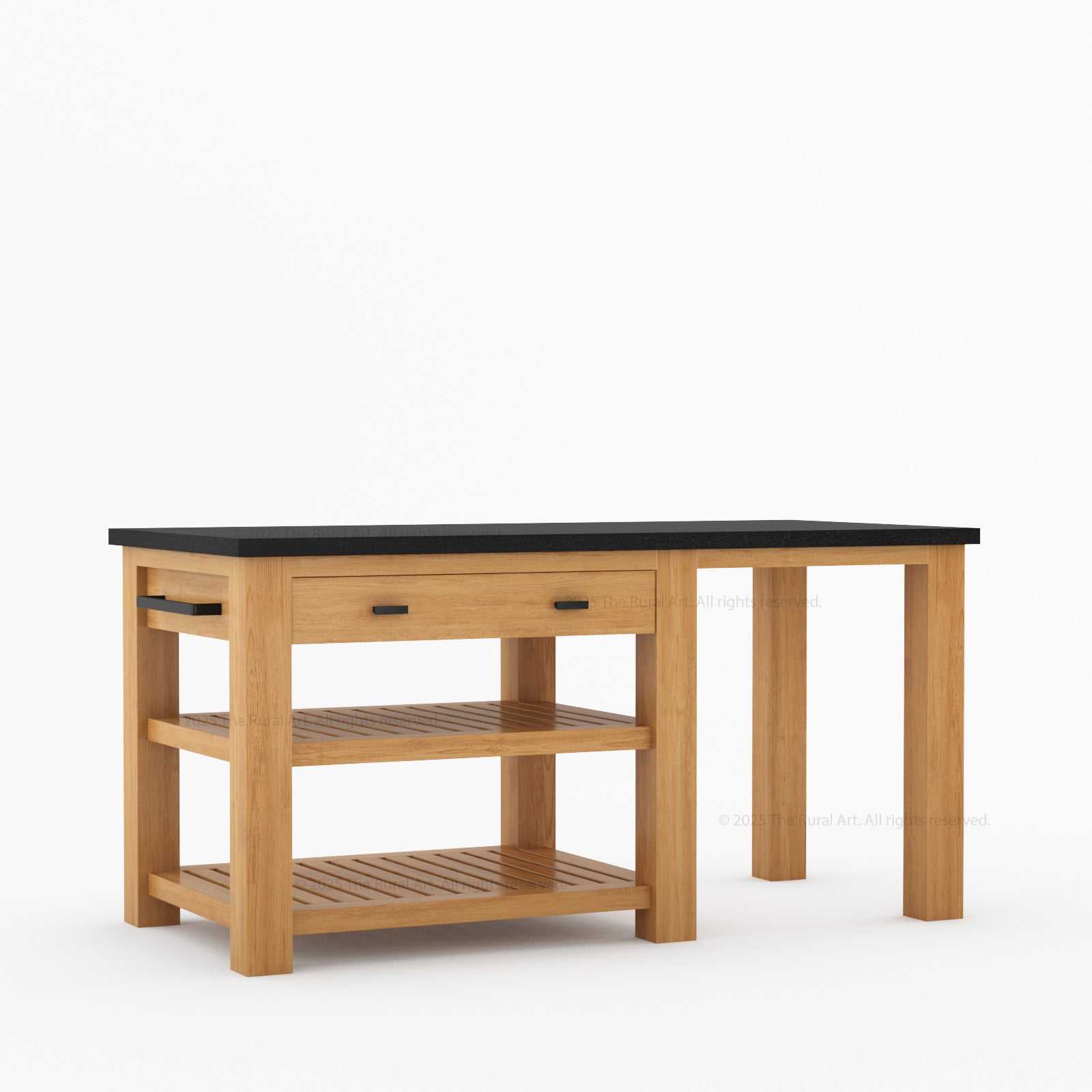 Castine Solid Wood Kitchen Island