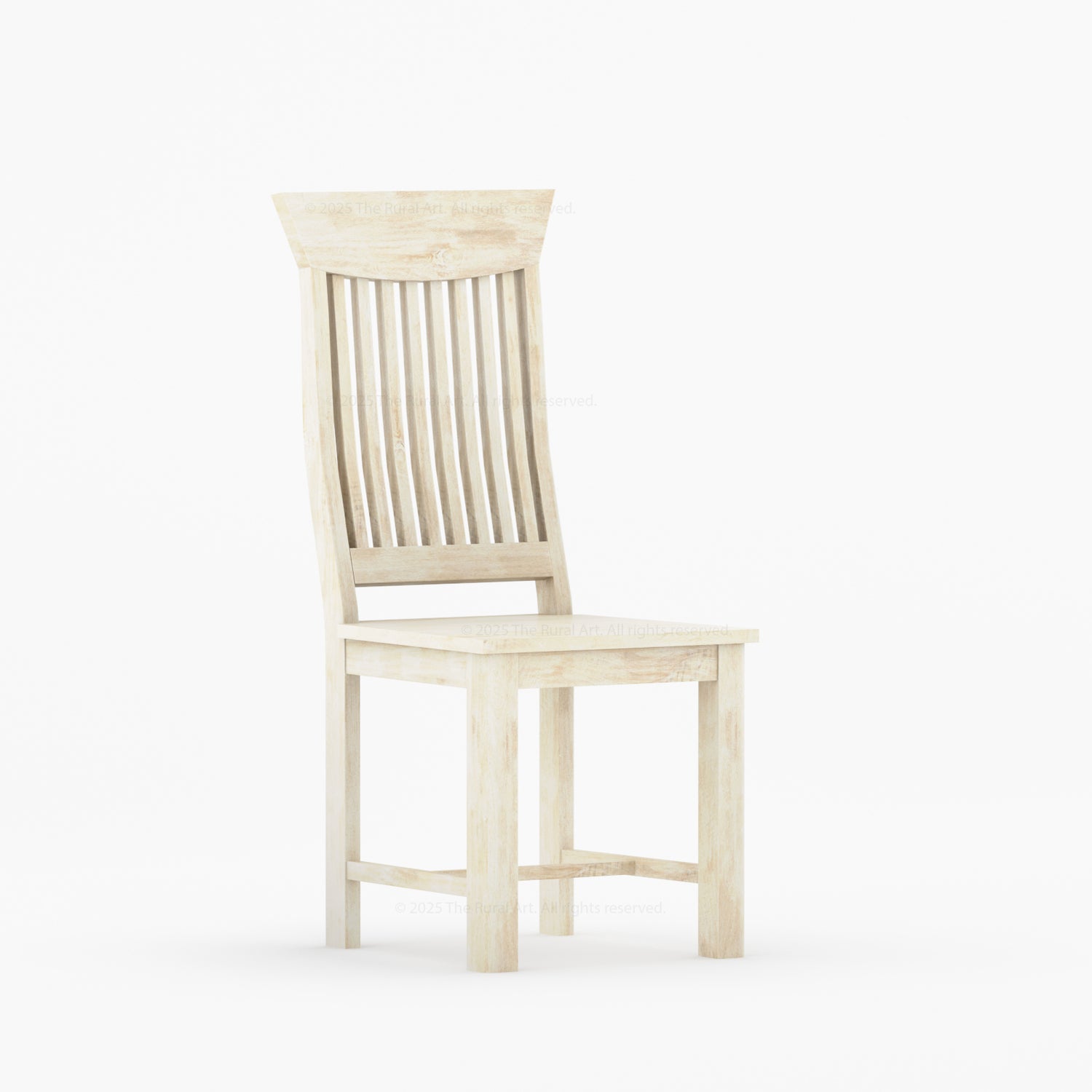 Anniston High-Back Solid Wood Dining Chair