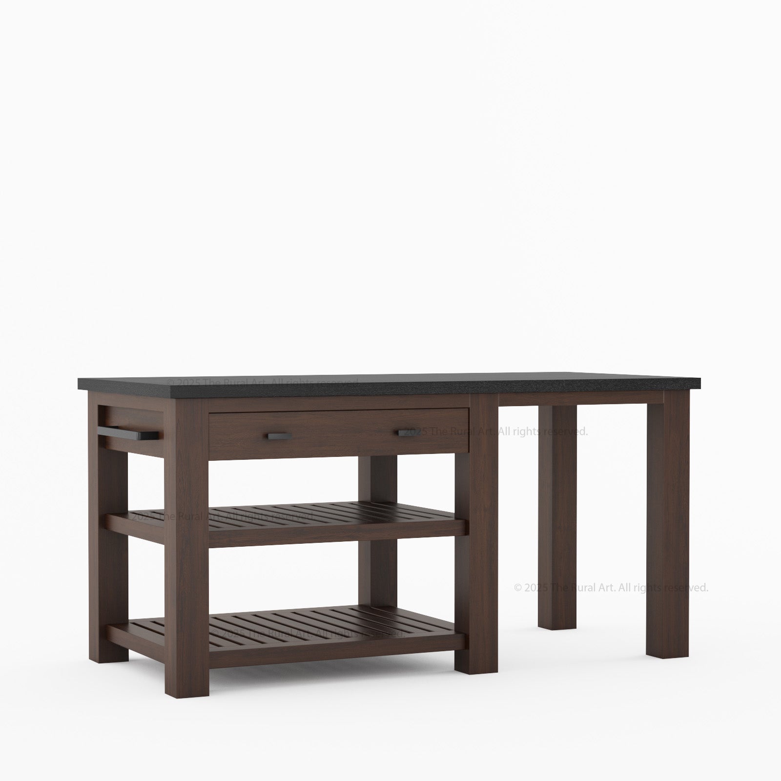 Castine Solid Wood Kitchen Island