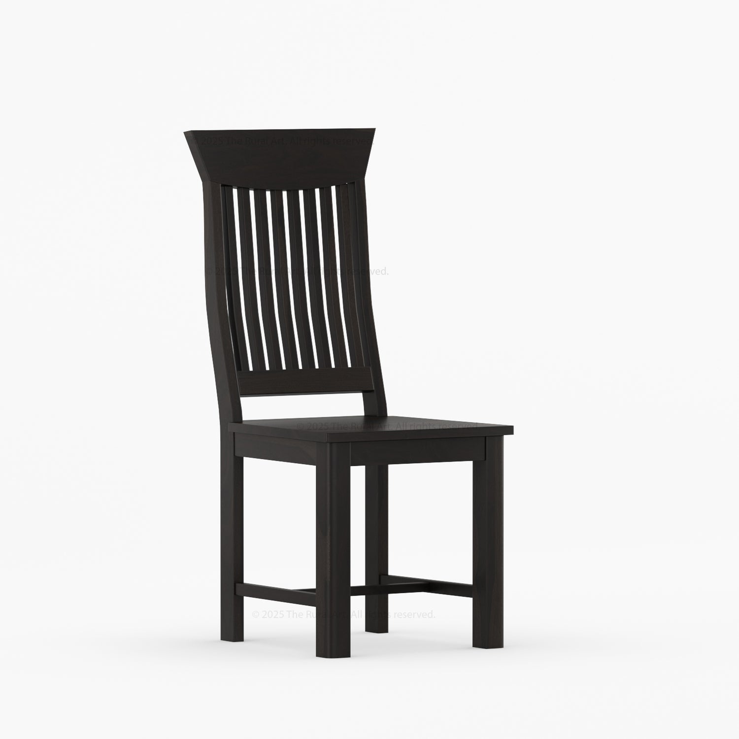 Anniston High-Back Solid Wood Dining Chair