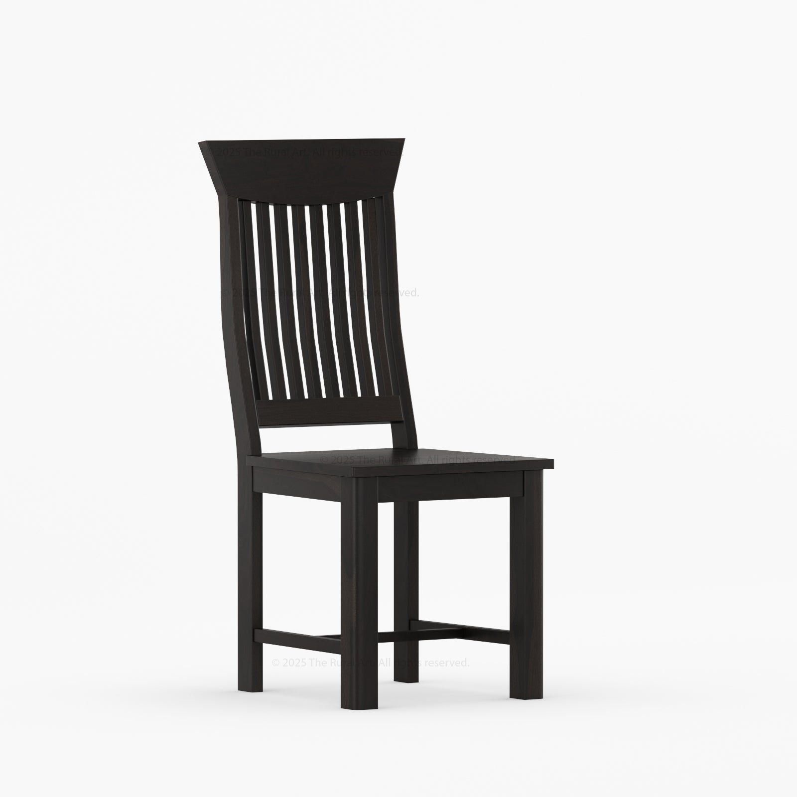 Anniston High-Back Solid Wood Dining Chair
