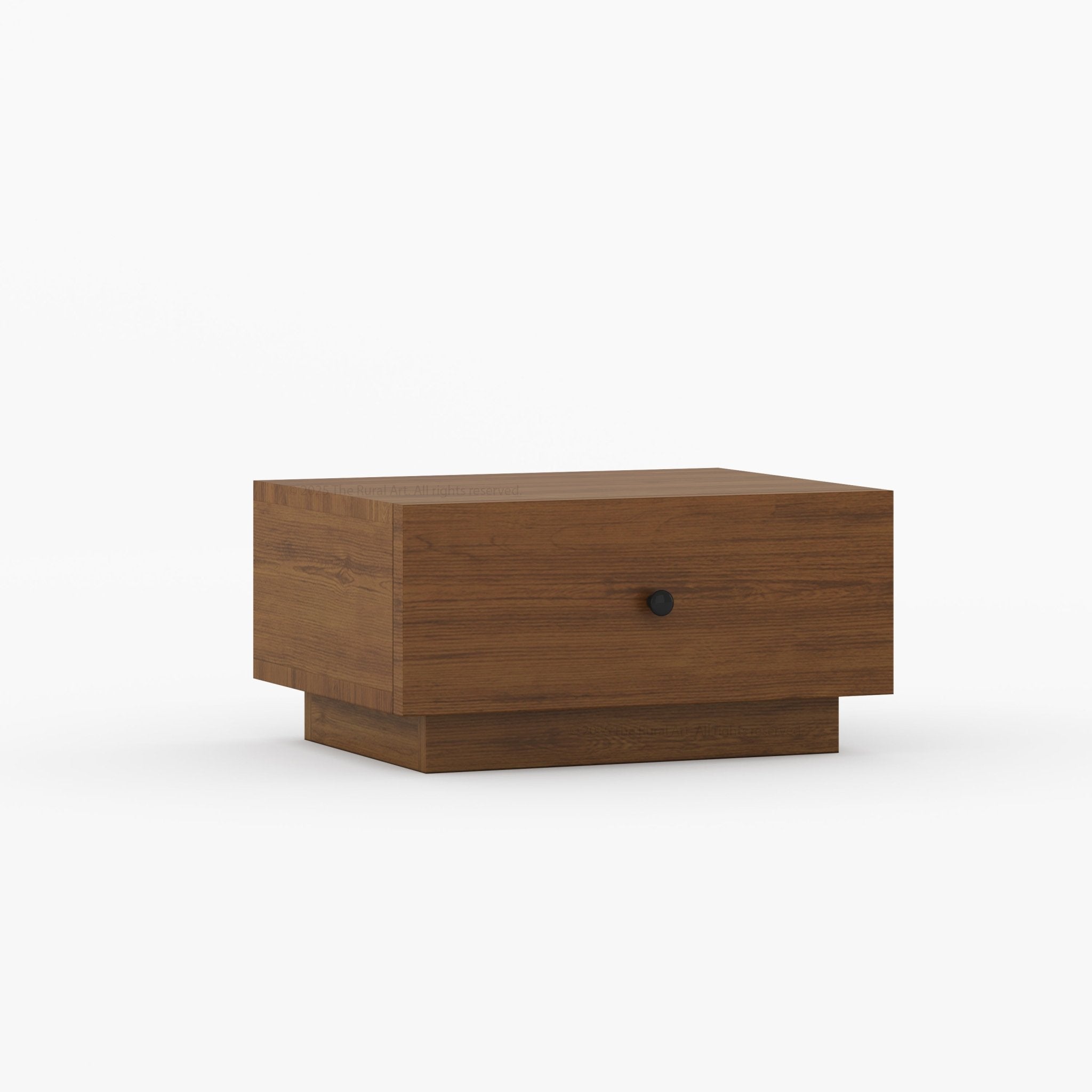 Sheffield Solid Wood Nightstand with Drawer Storage