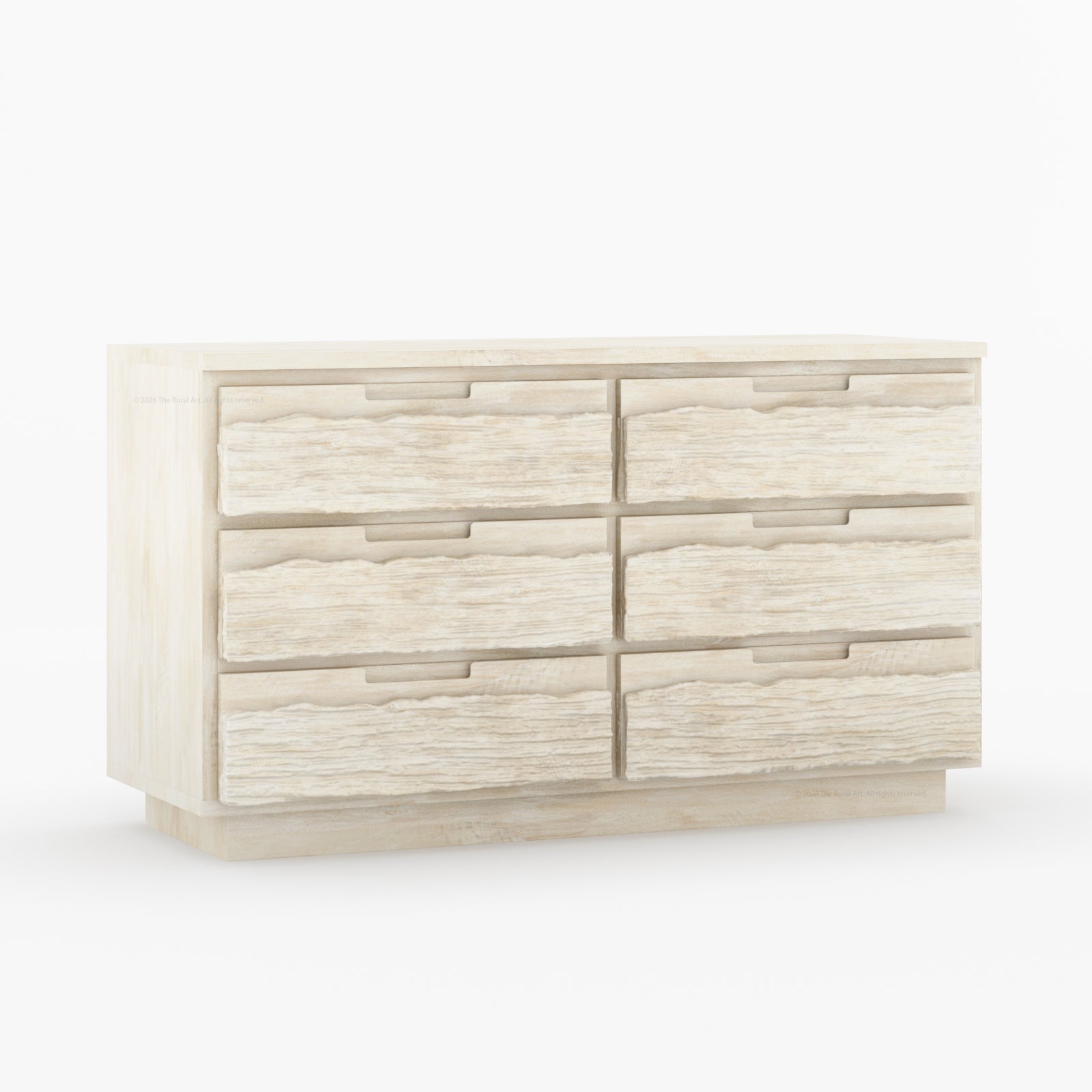 Nome Modern Solid Wood Textured Dresser