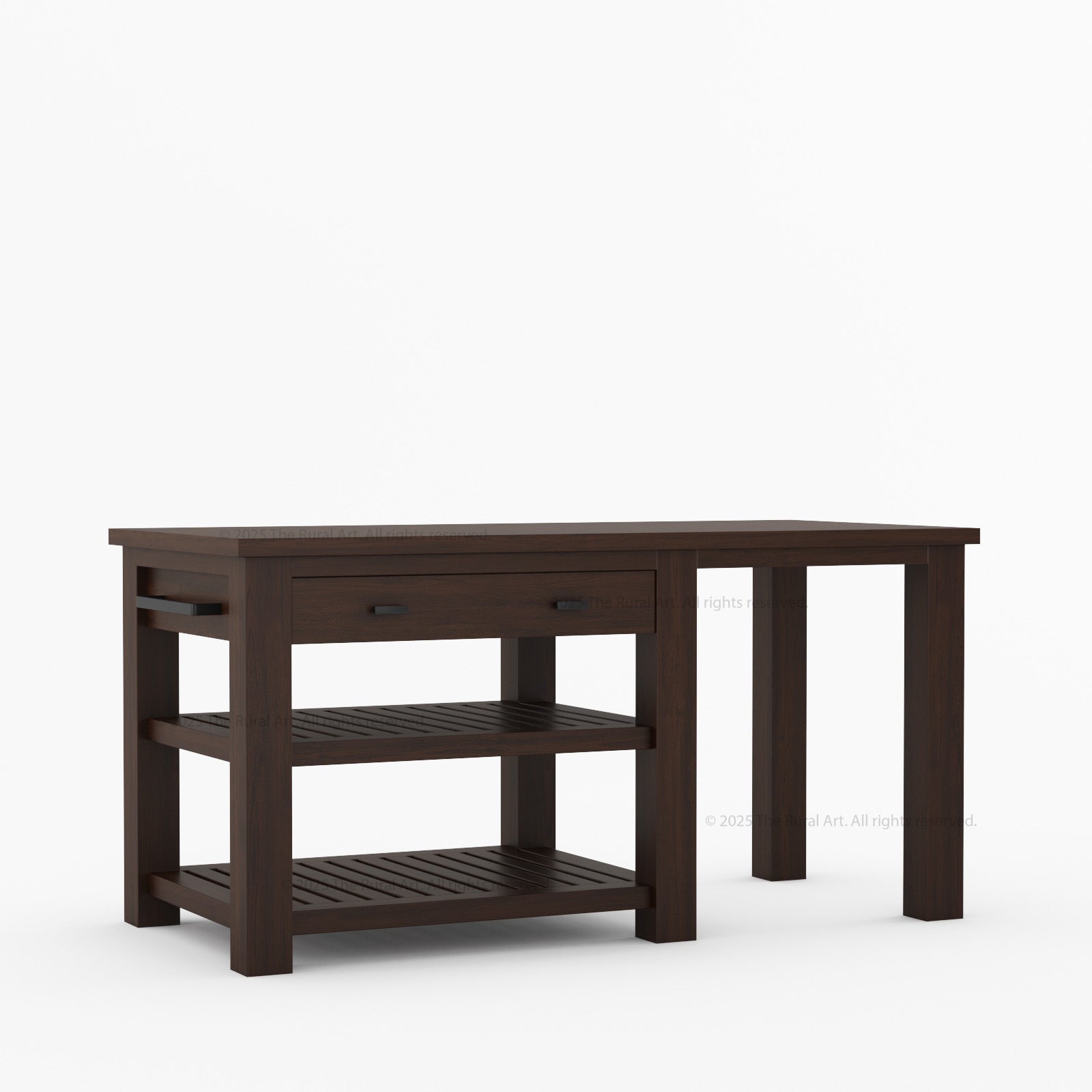 Castine Solid Wood Kitchen Island