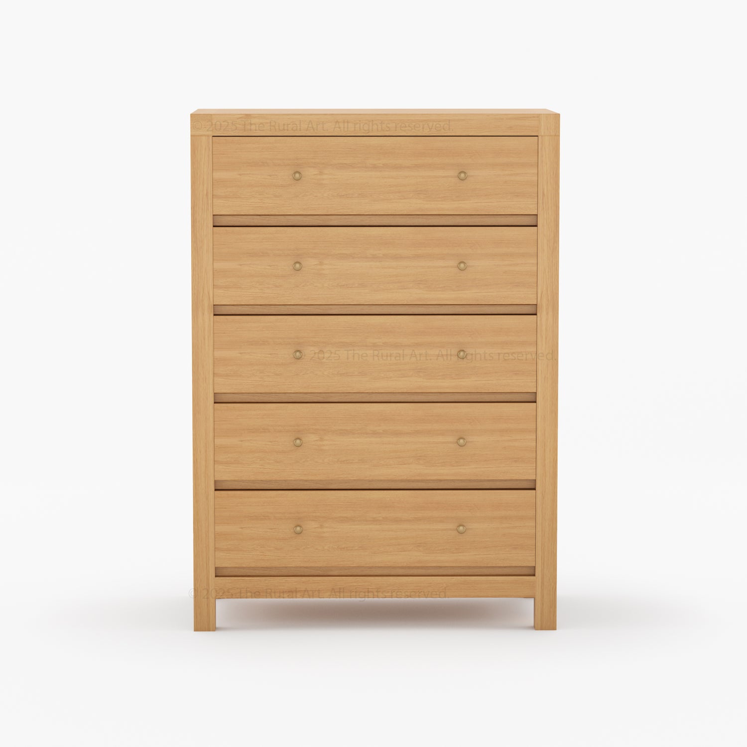 Orlando Solid Wood 6 Drawer Dresser Bedroom Storage