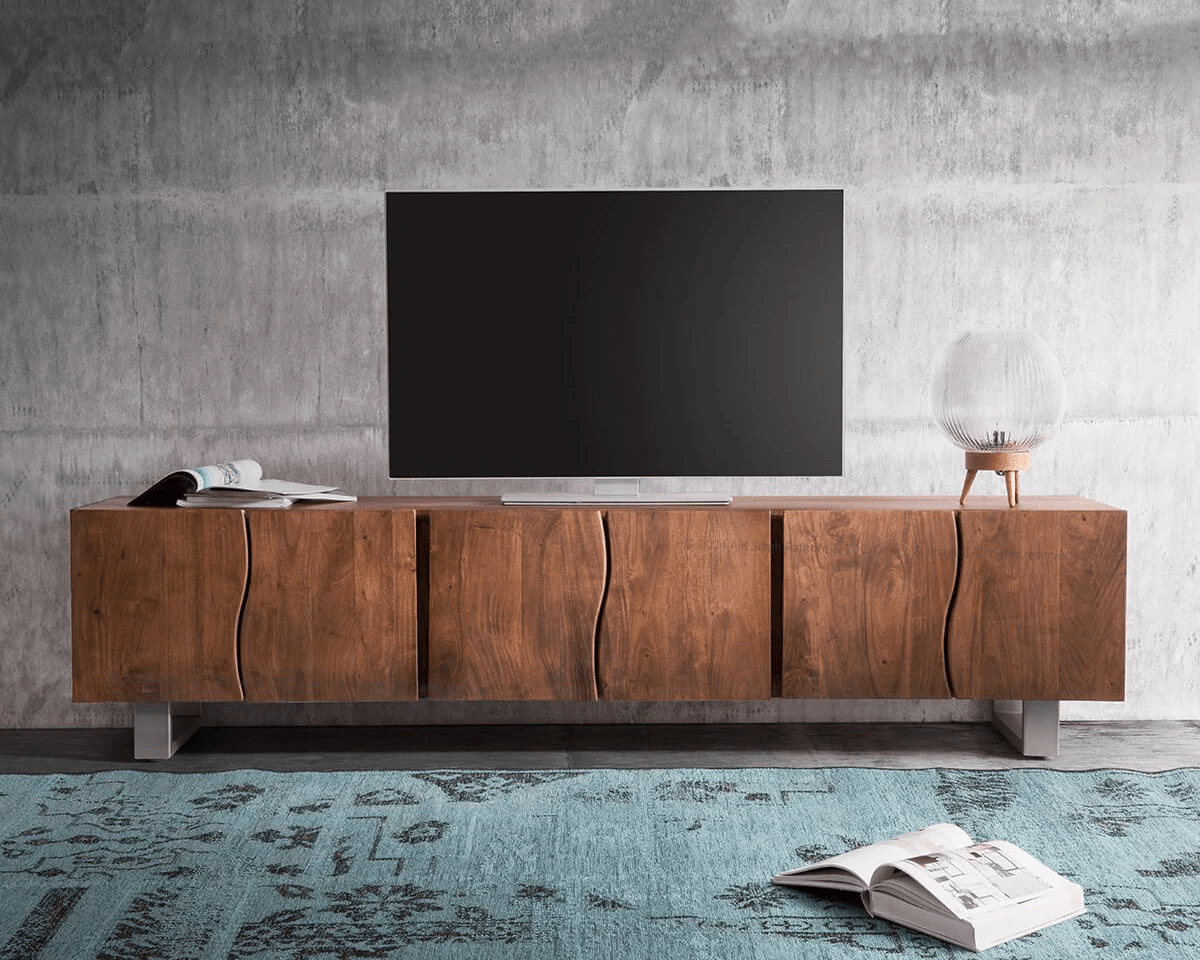 Red Bluff Live Edge Solid Wood TV Stand & Media Centre