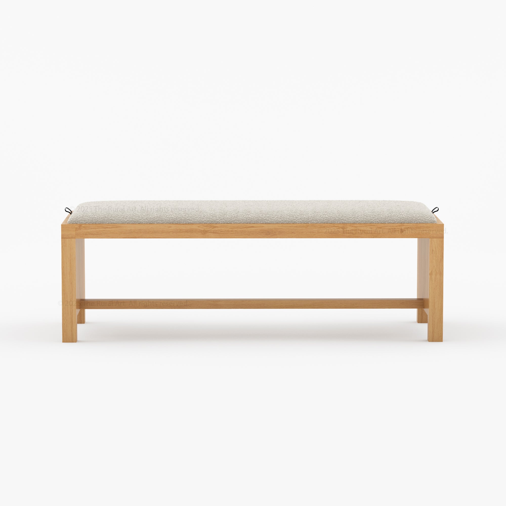 Orlando Solid Teak Wood Bedside Bench