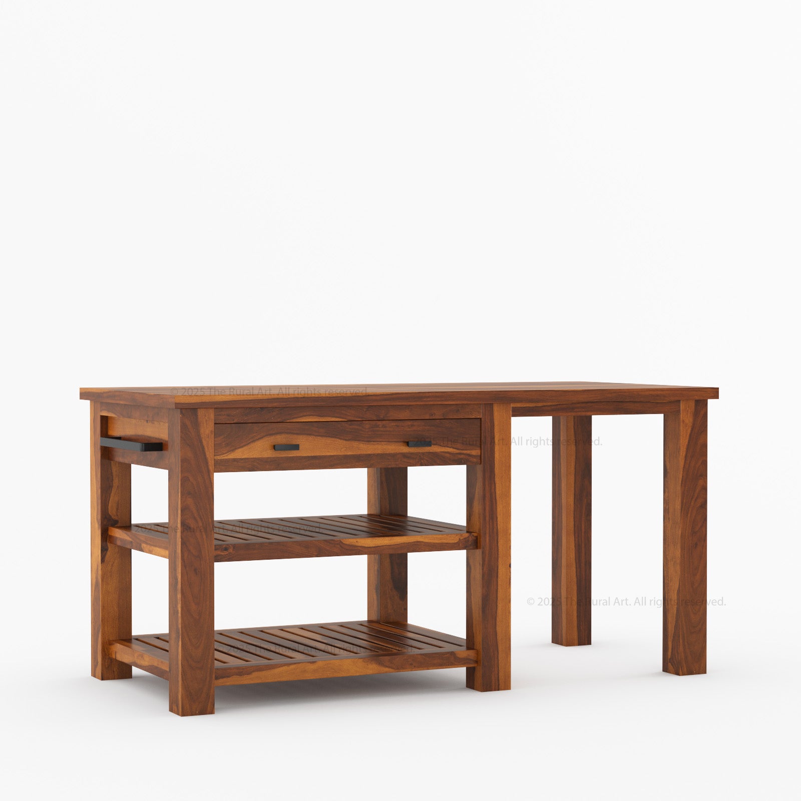 Castine Solid Wood Kitchen Island