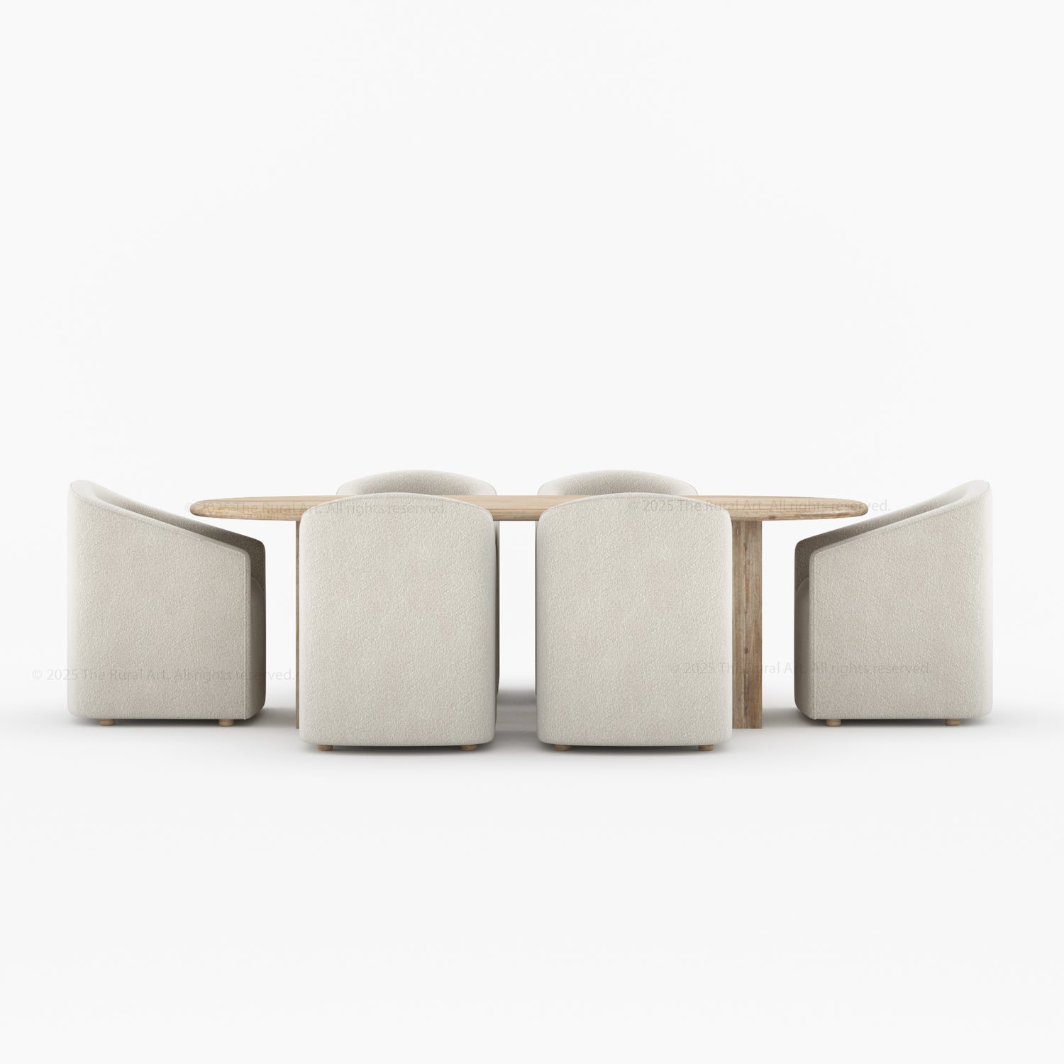 Philadelphia Dining Table & Upholstered Chair Set