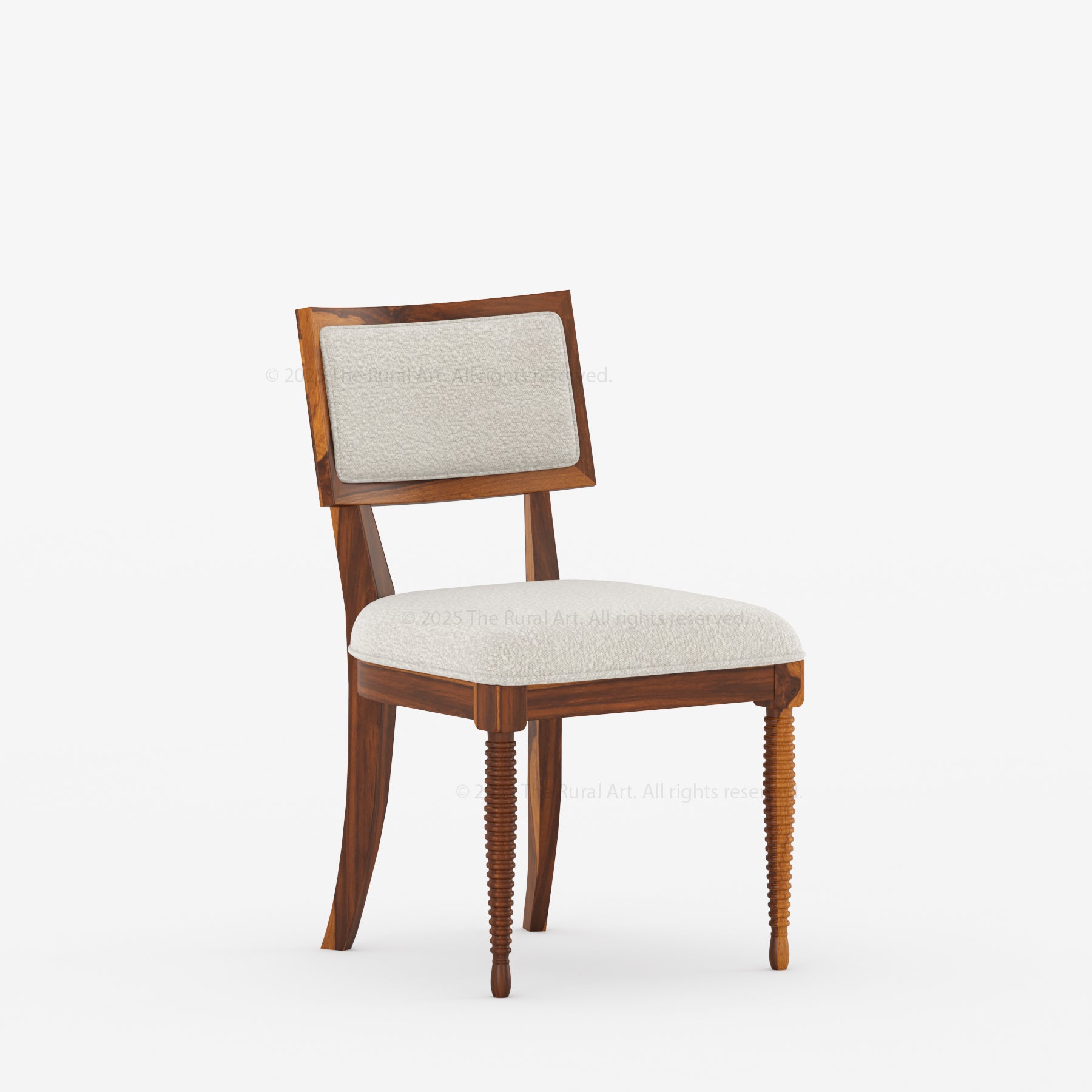 Monterey Turned-Leg Upholstered Dining Chair
