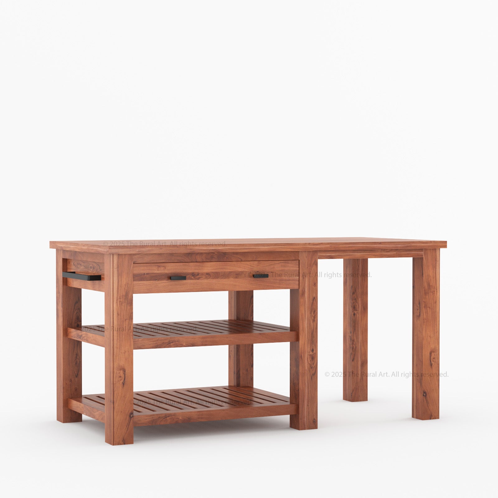 Castine Solid Wood Kitchen Island