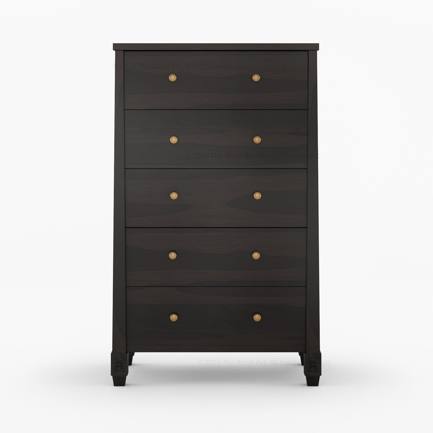 Dothan Four-Poster & Floral-Carved Leg Solid Wood Bedroom Collection