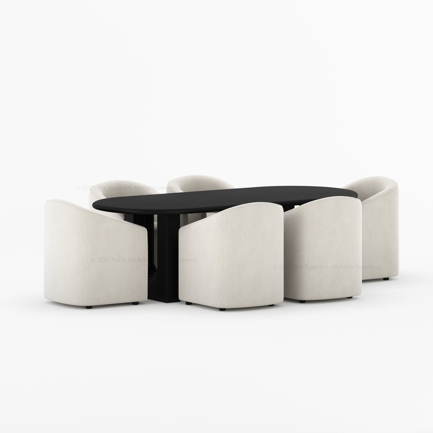 Philadelphia Dining Table & Upholstered Chair Set