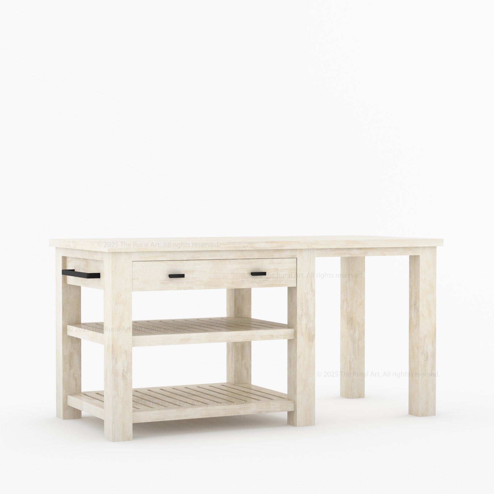 Castine Solid Wood Kitchen Island