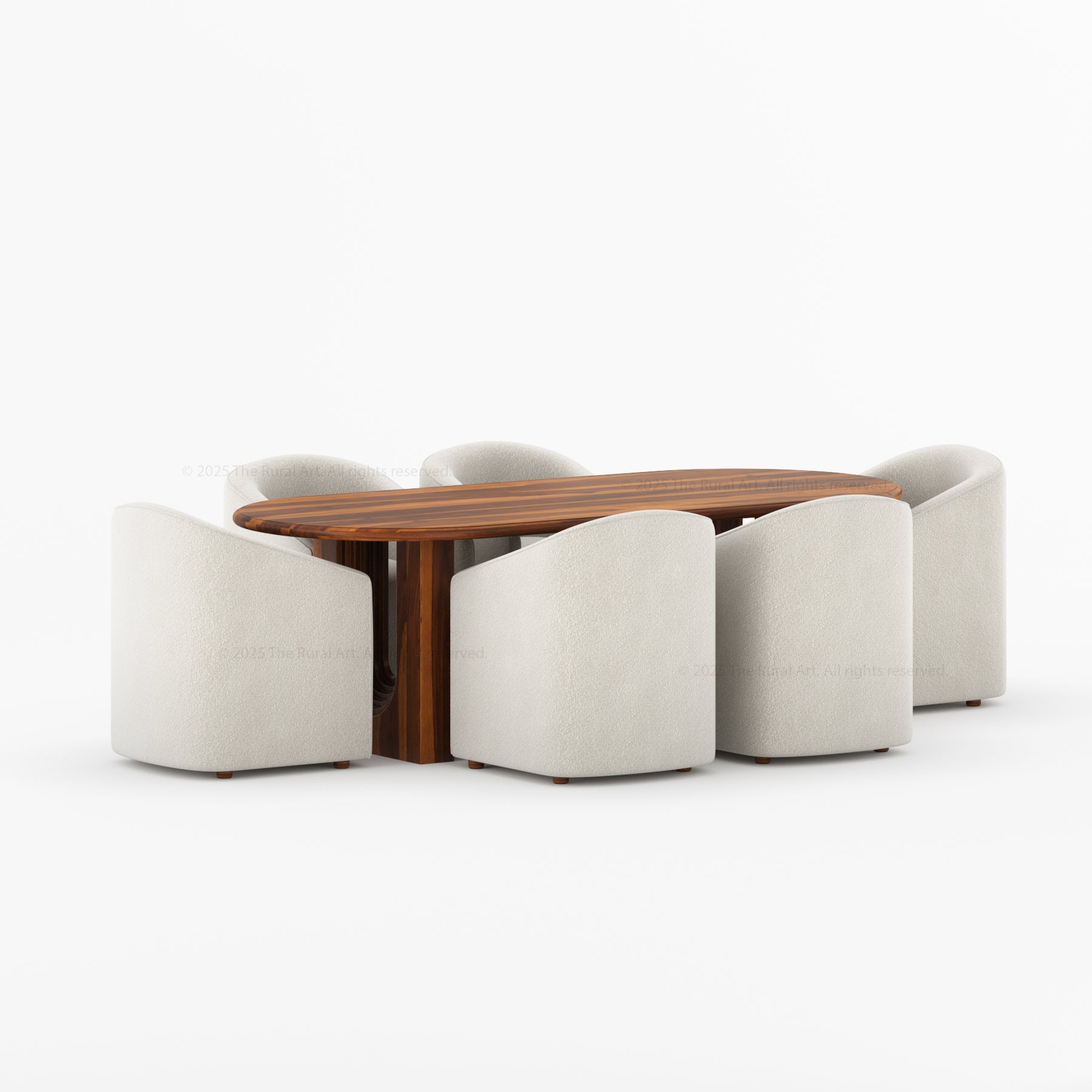 Philadelphia Dining Table & Upholstered Chair Set