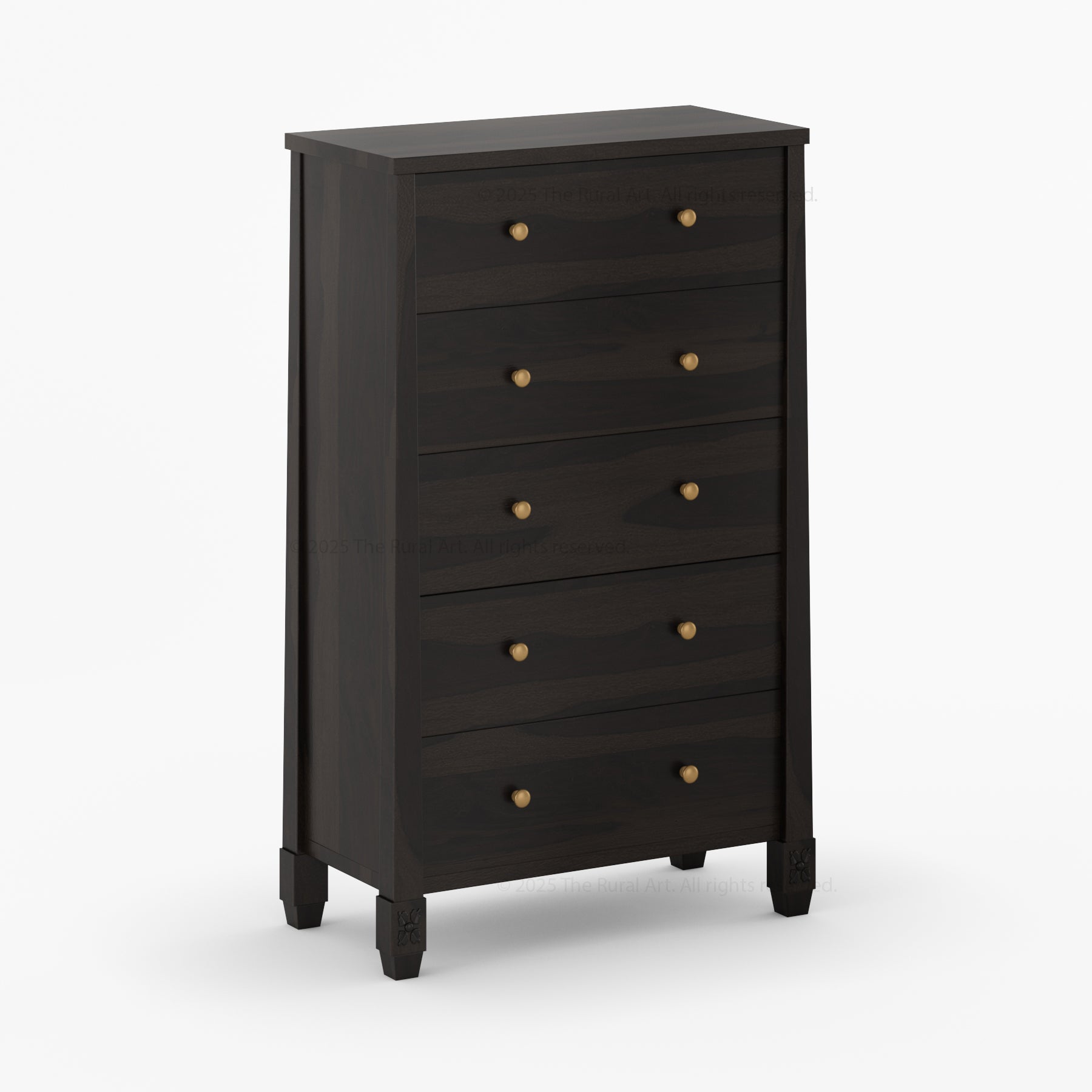 Dothan Four-Poster & Floral-Carved Leg Solid Wood Bedroom Collection