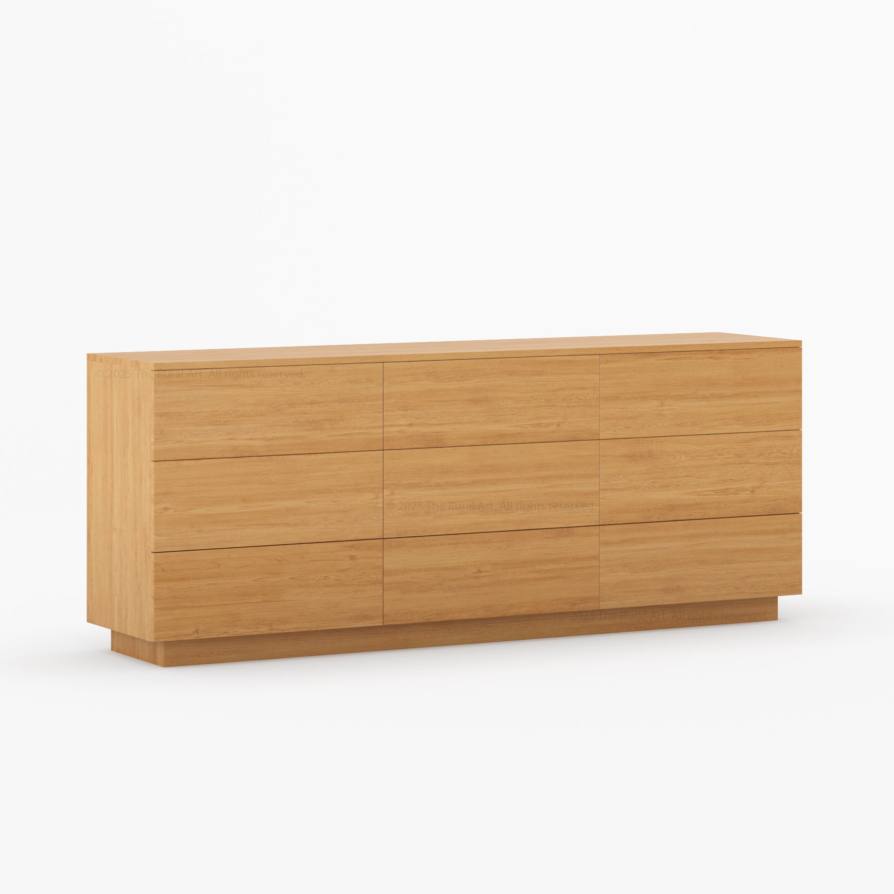 Kingston Solid Wood Dresser | Modern Minimalist Storage Cabinet