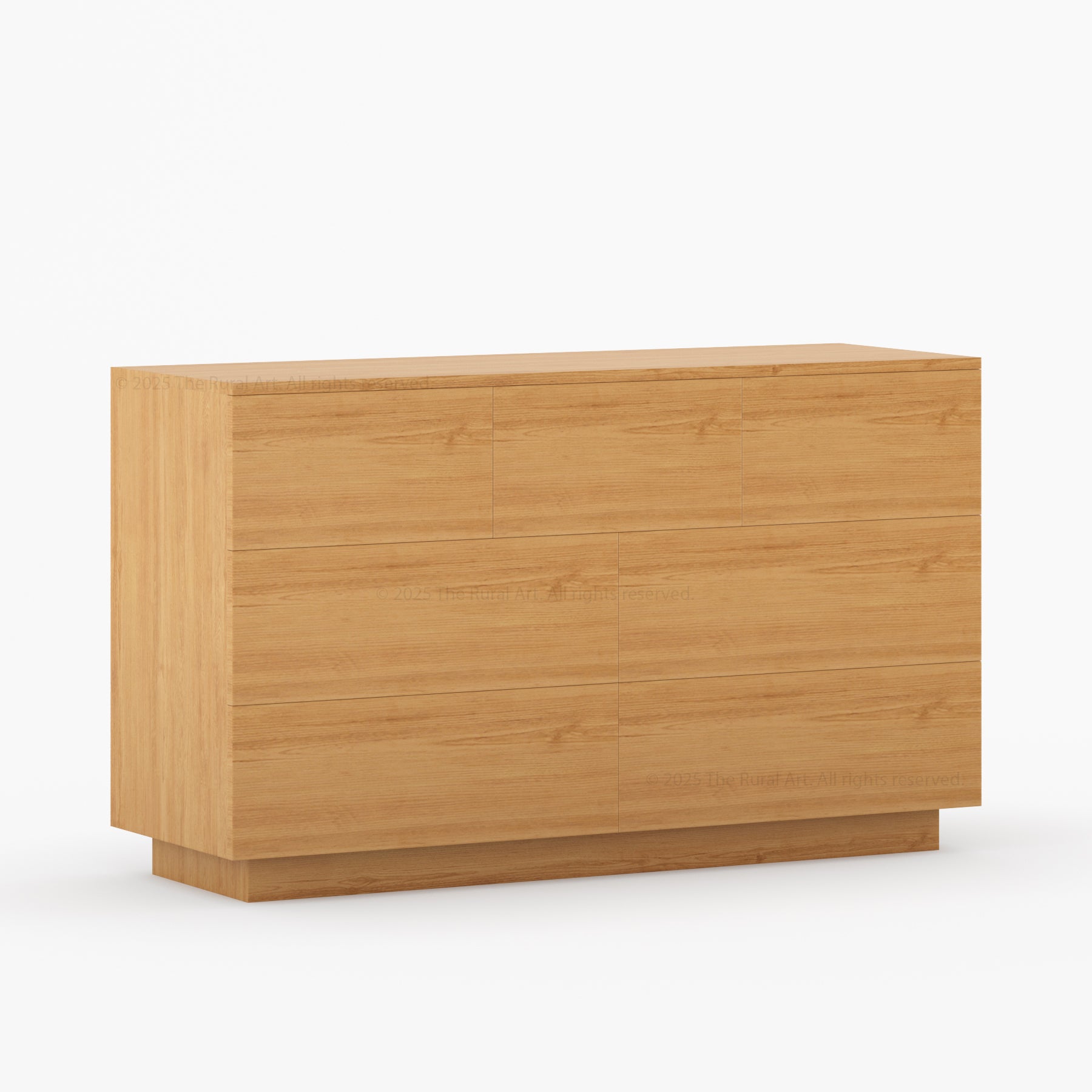 Kingston Solid Wood Dresser | Modern Minimalist Storage Cabinet