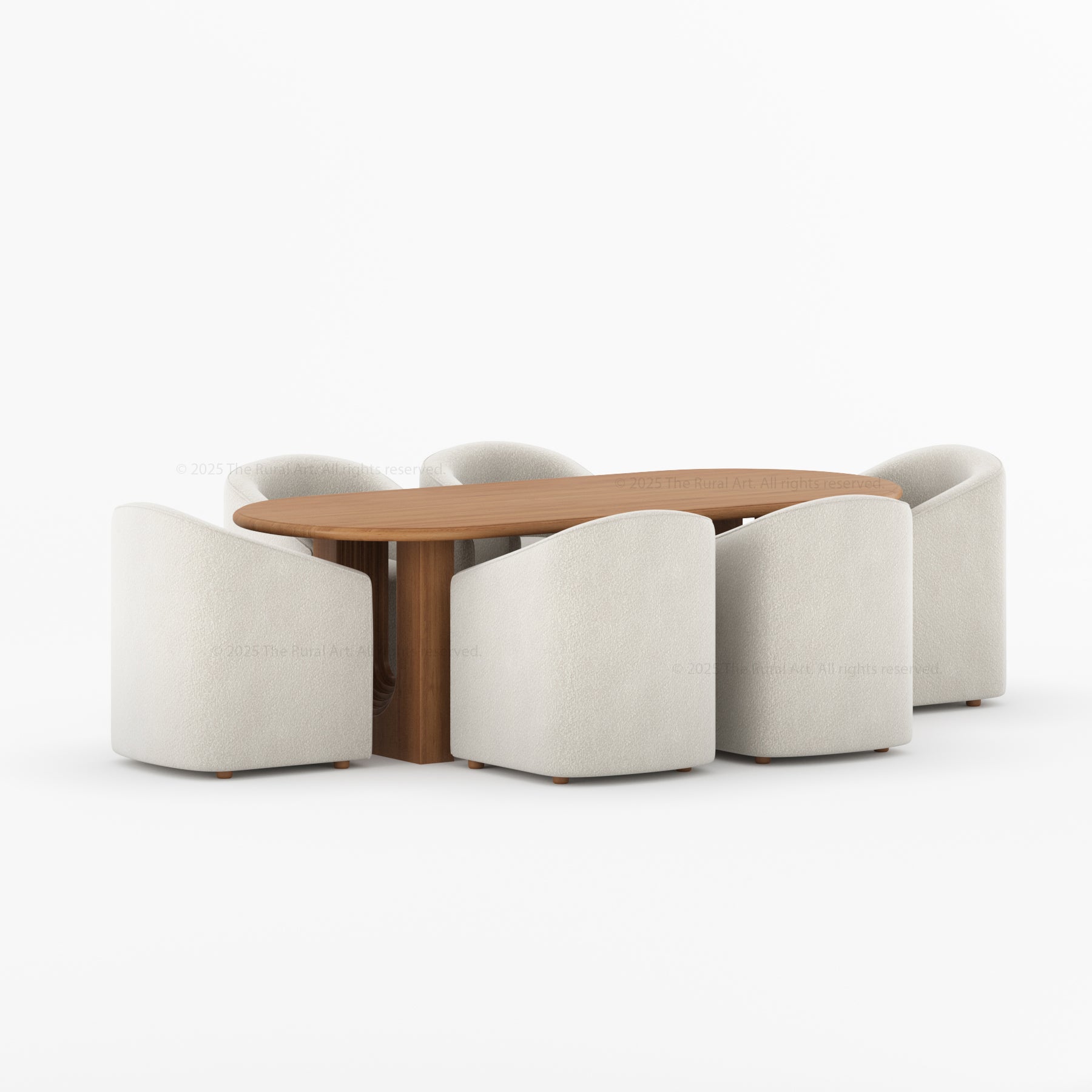 Philadelphia Dining Table & Upholstered Chair Set