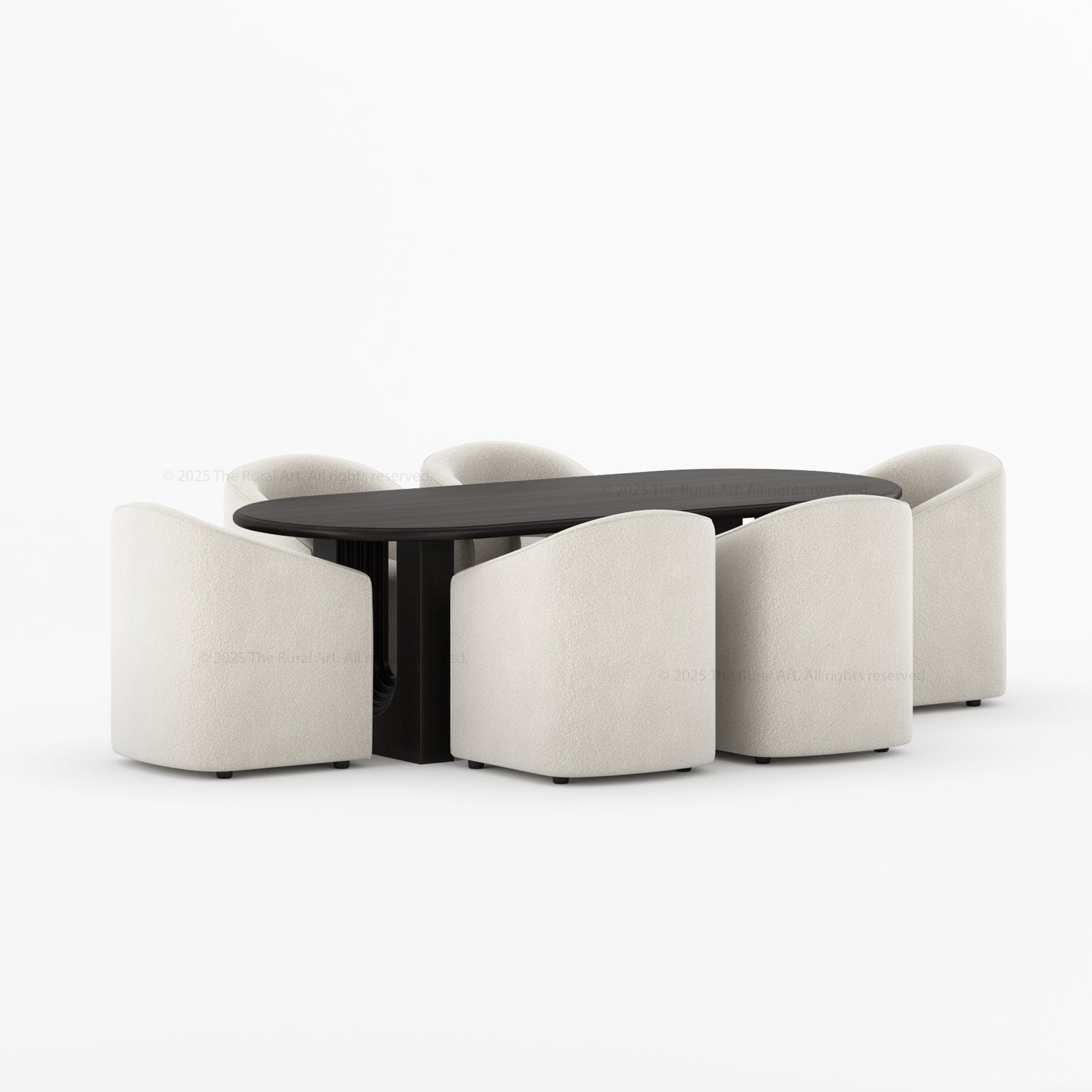 Philadelphia Dining Table & Upholstered Chair Set