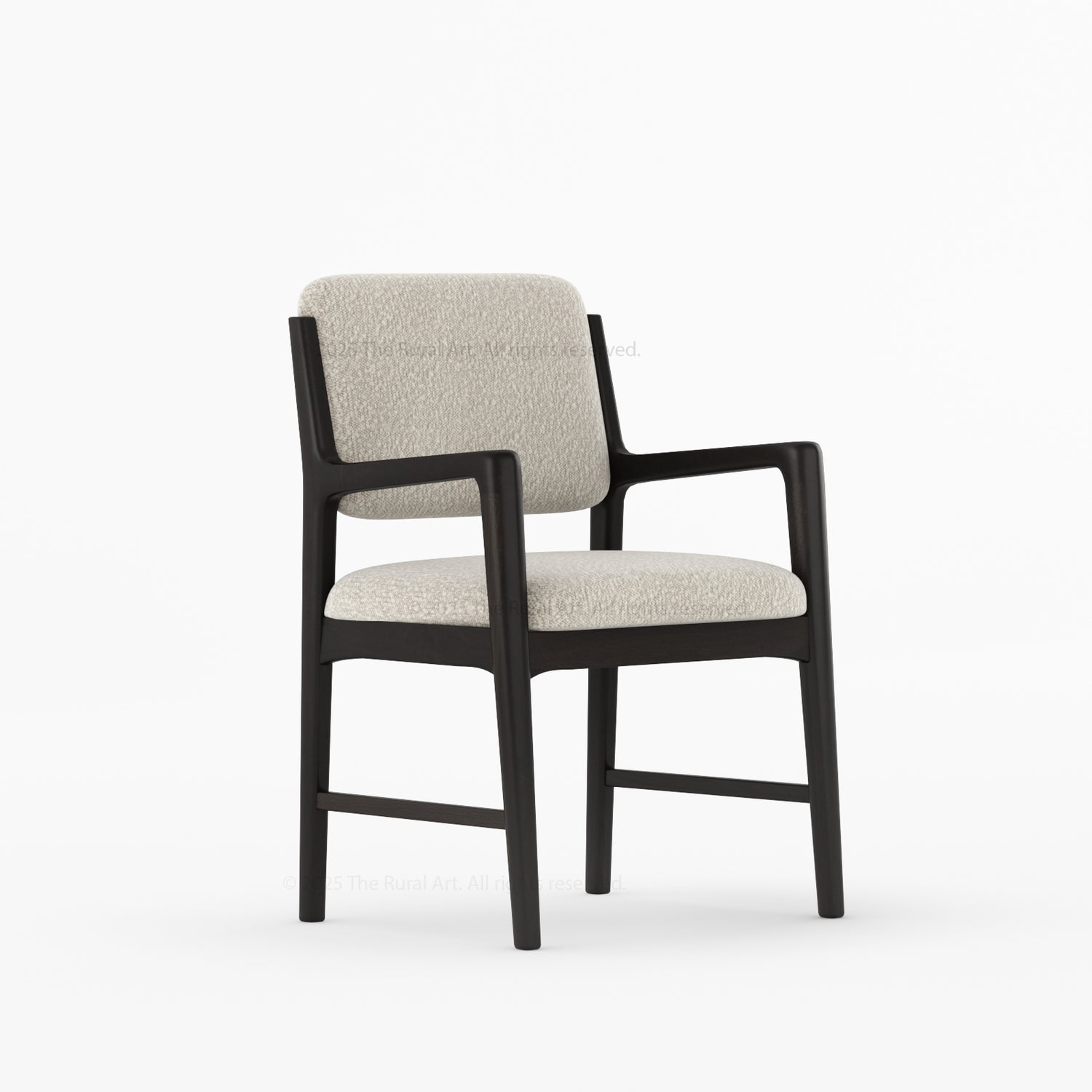 Auburn Grove Solid Wood Upholstered Dining Armchair