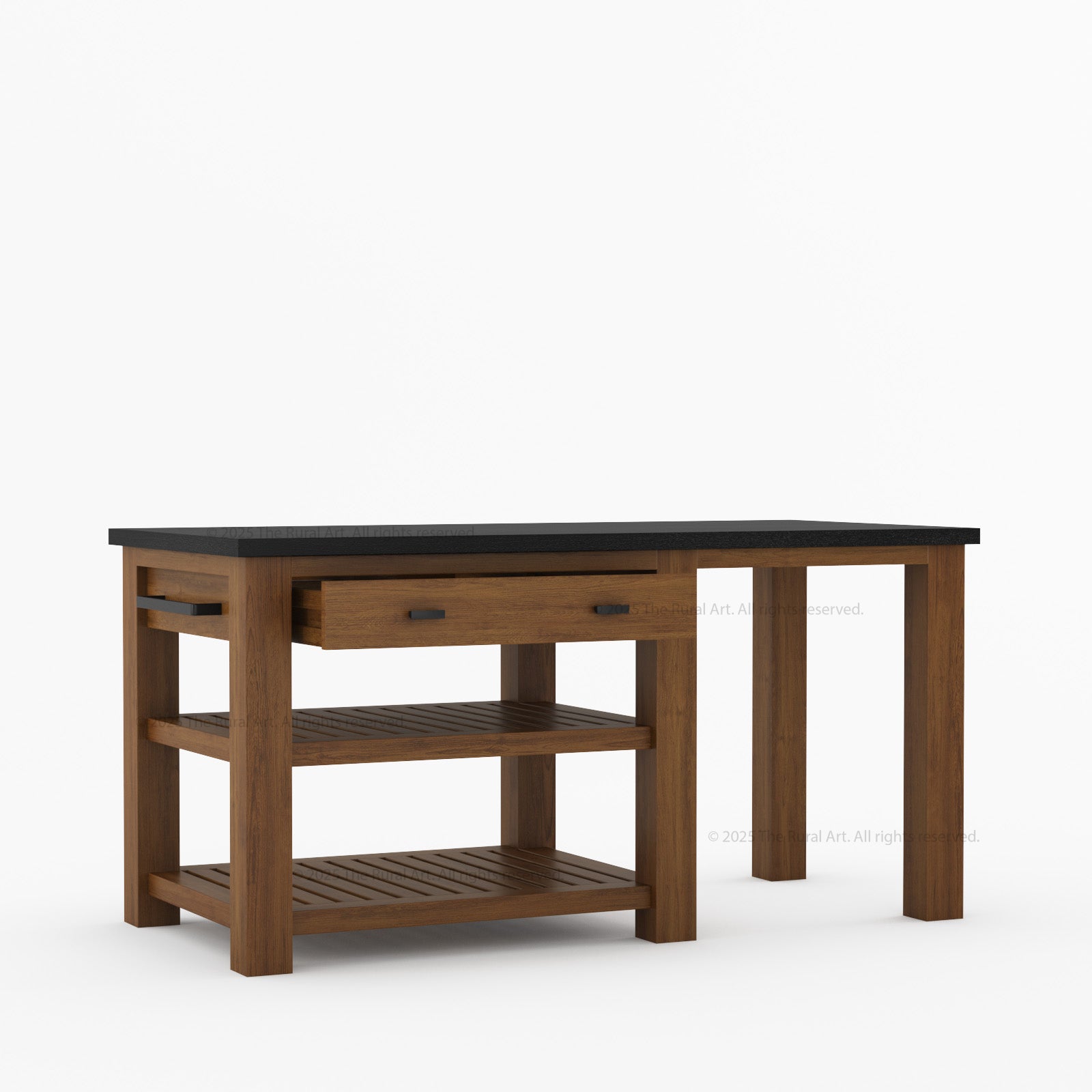Castine Solid Wood Kitchen Island