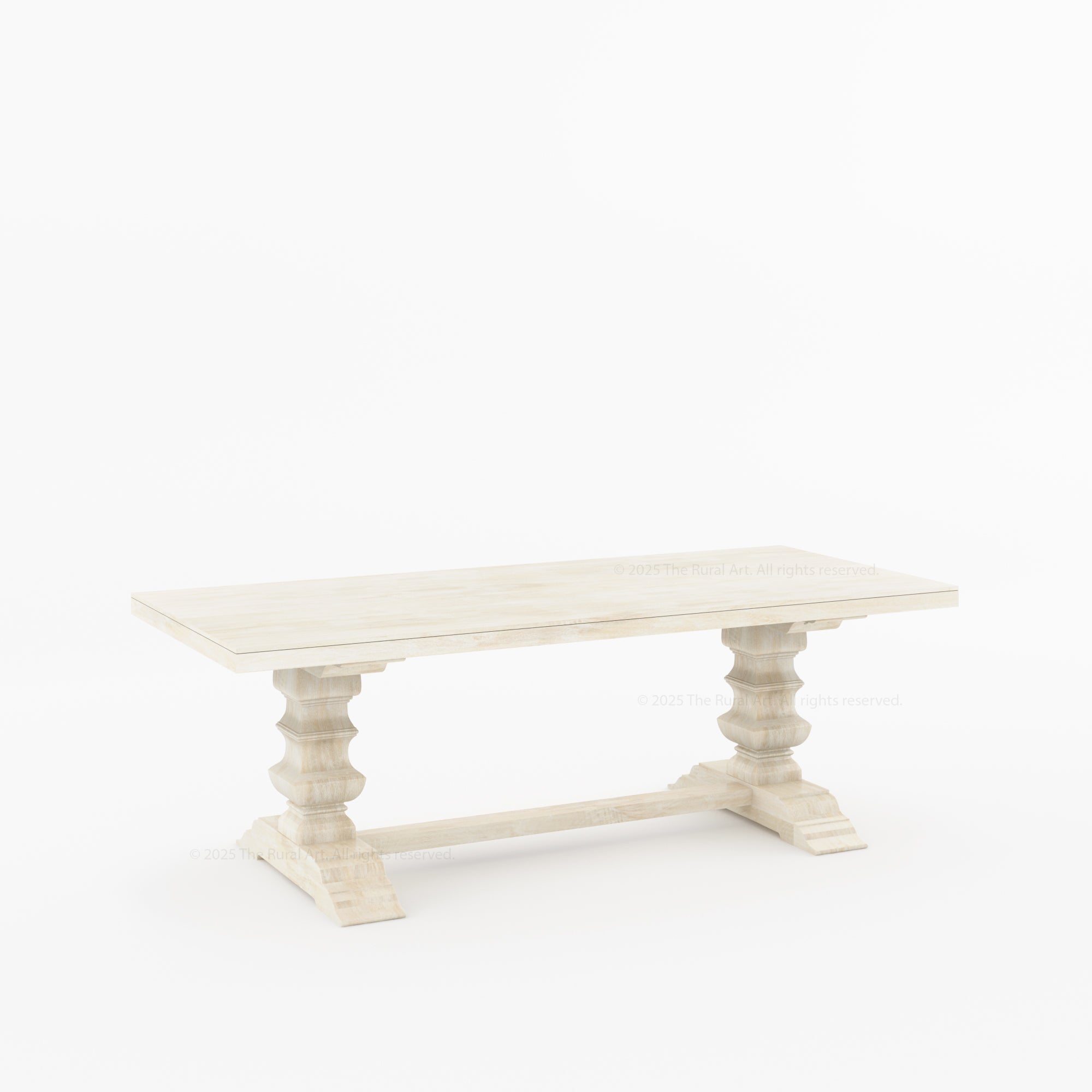 Crossett Solid Wood Double Pedestal Dining Table