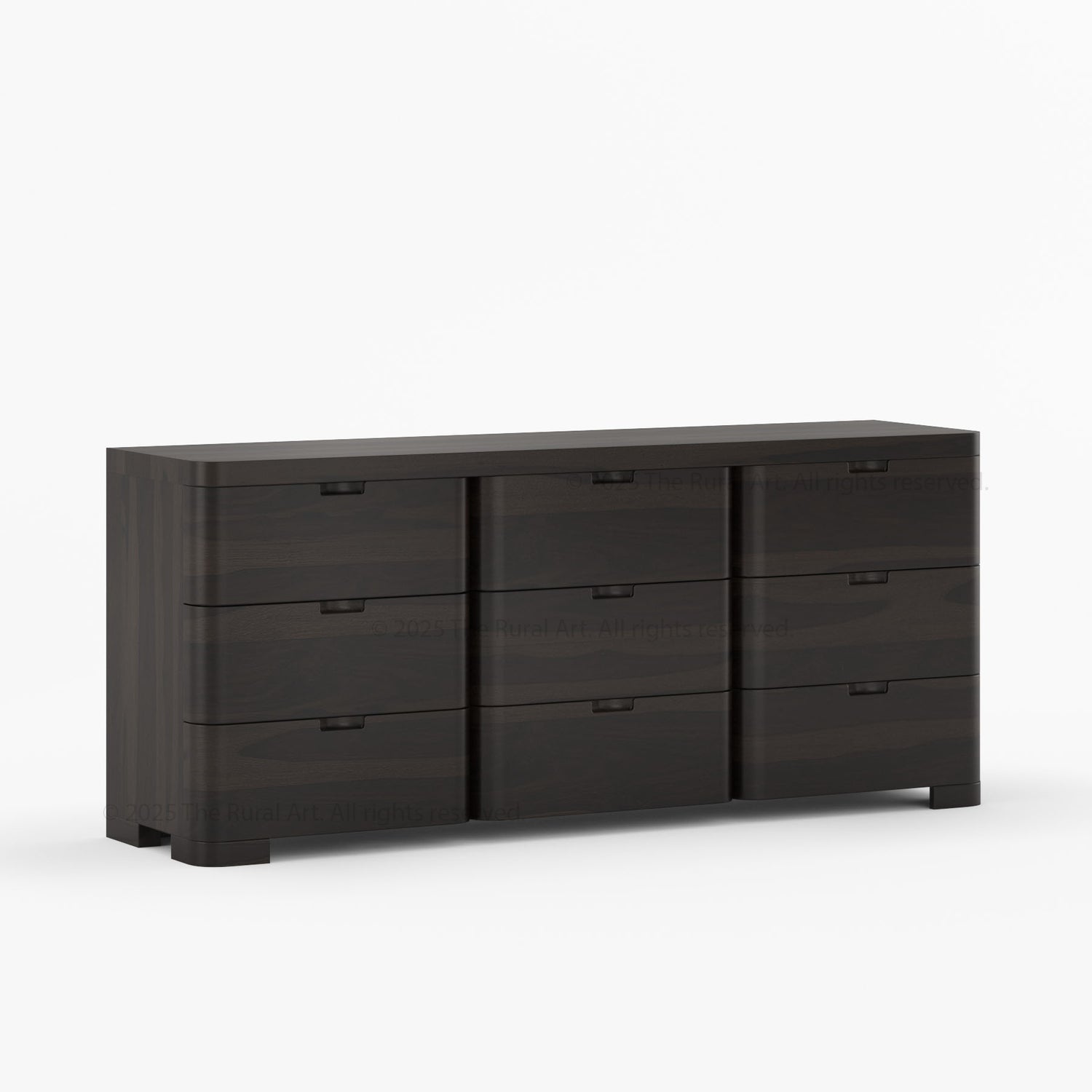 Beverly 6-Drawer Dresser | Solid Wood with Rounded Corners