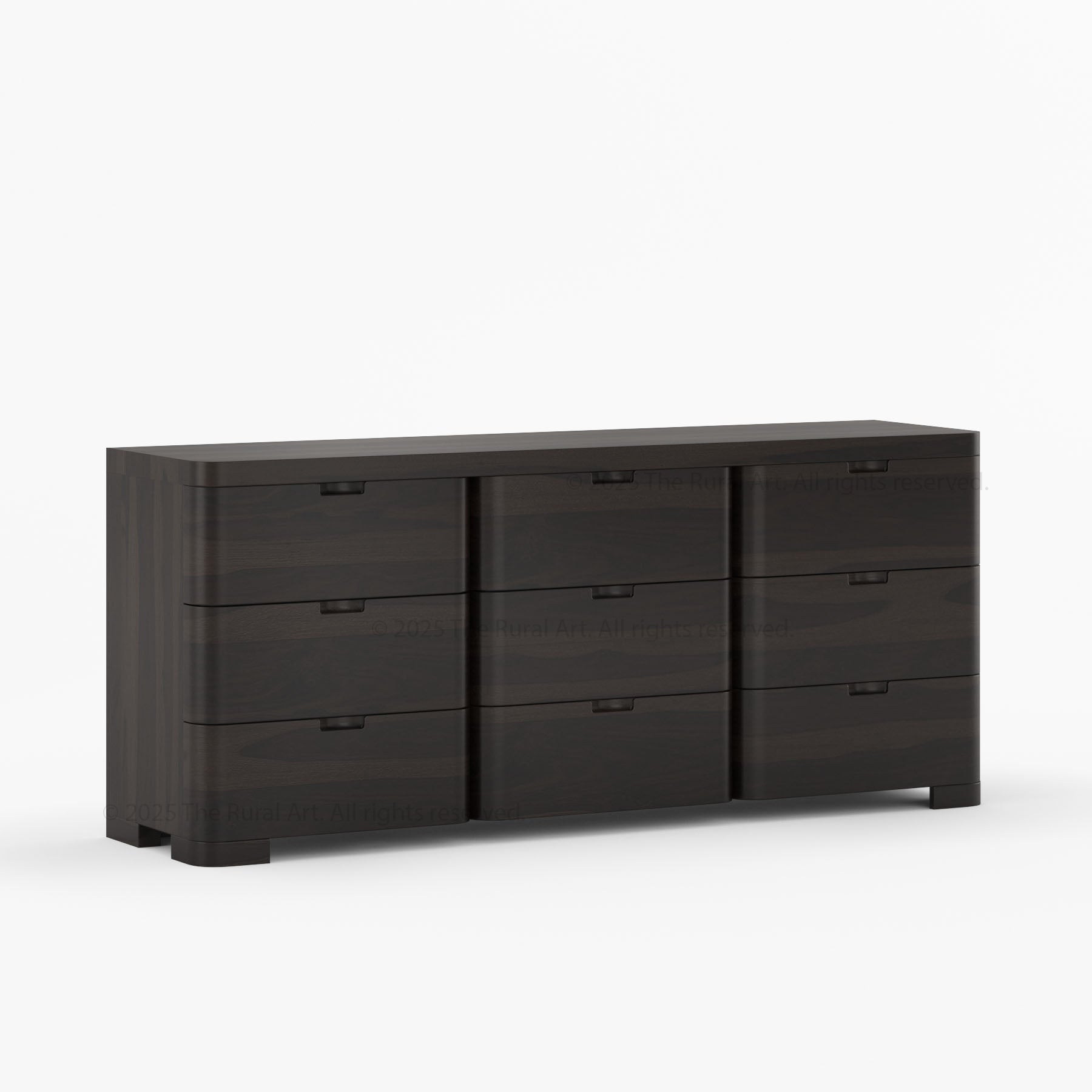 Beverly 6-Drawer Dresser | Solid Wood with Rounded Corners