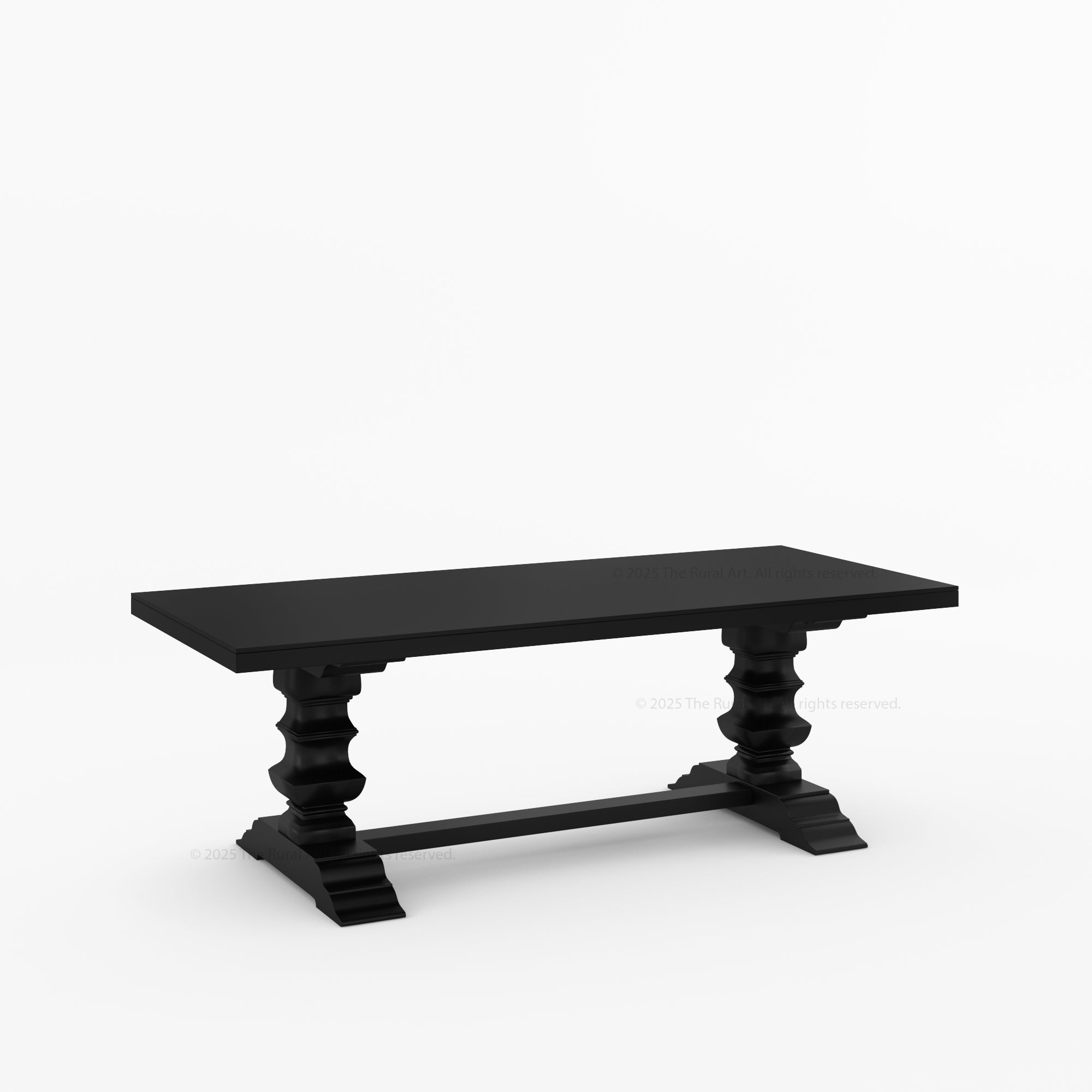 Crossett Solid Wood Double Pedestal Dining Table