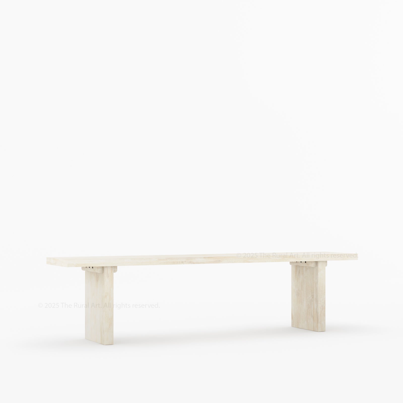Fontana Modern Scandinavian Solid Wood Dining Bench