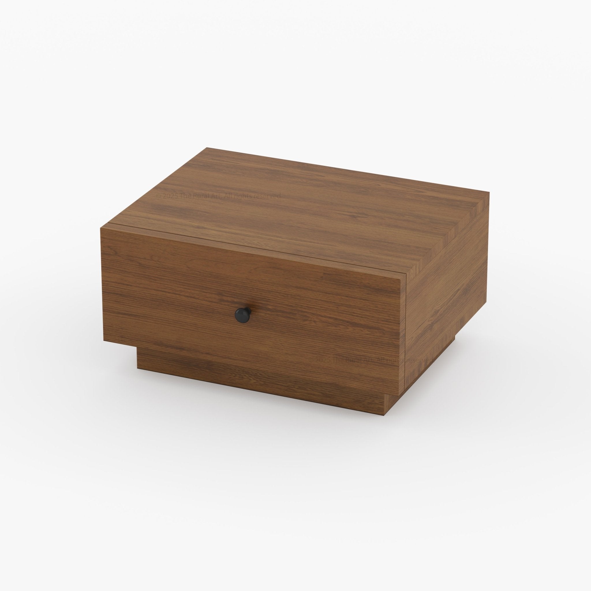 Sheffield Solid Wood Nightstand with Drawer Storage