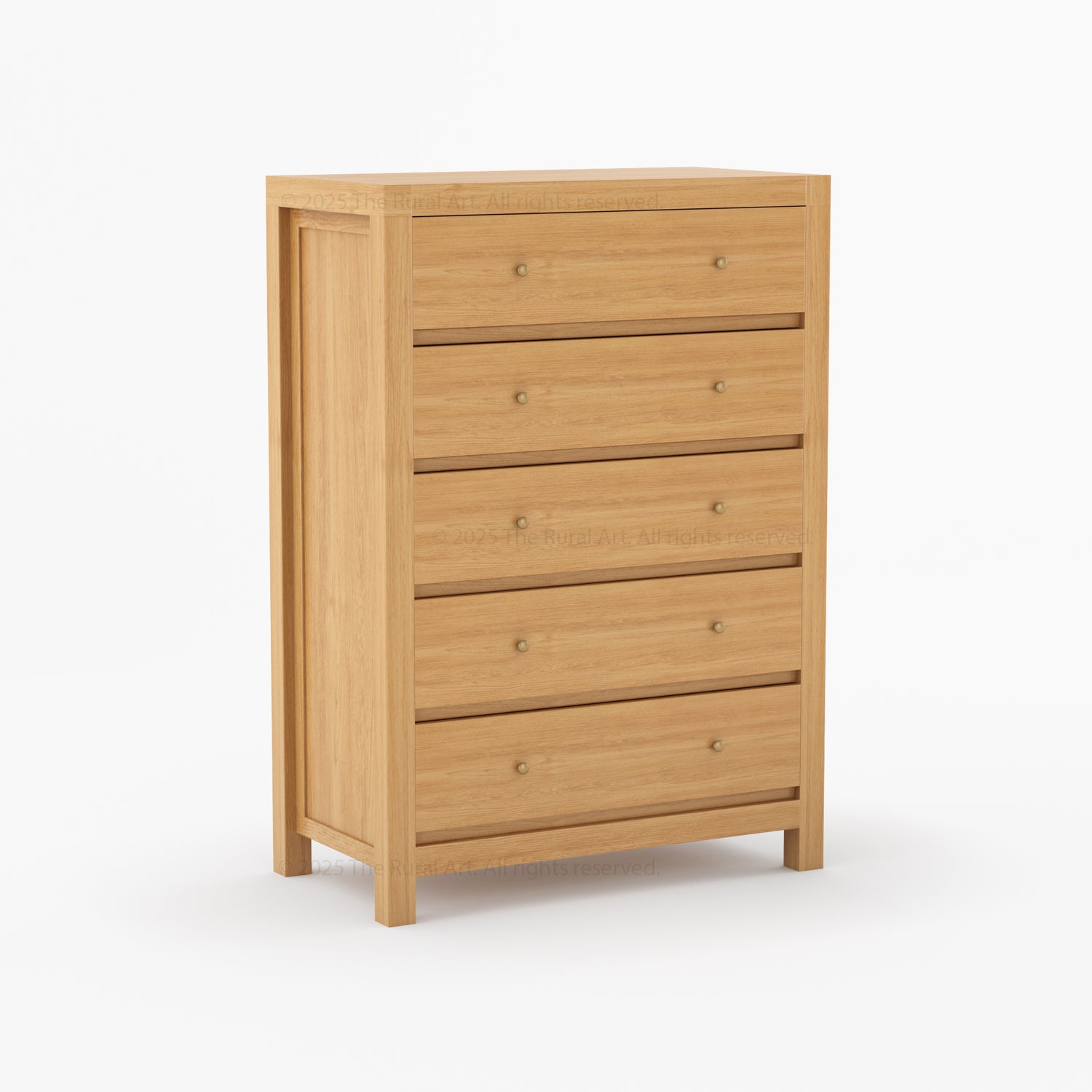 Orlando Solid Wood 6 Drawer Dresser Bedroom Storage