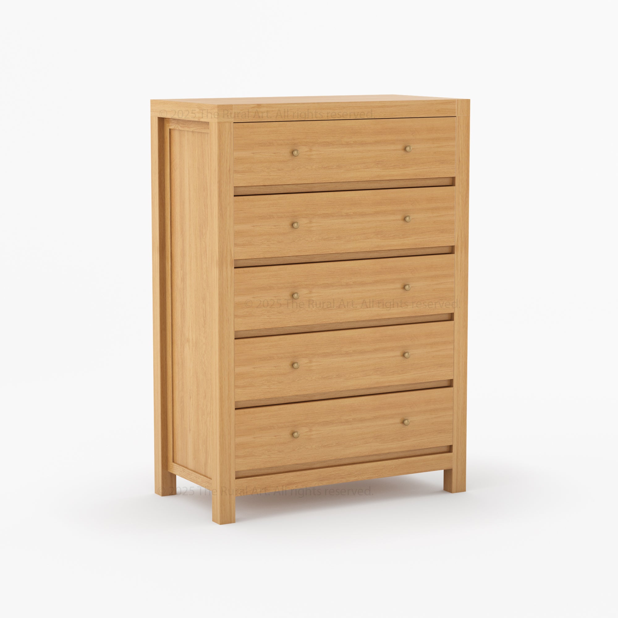 Orlando Solid Wood 6 Drawer Dresser Bedroom Storage