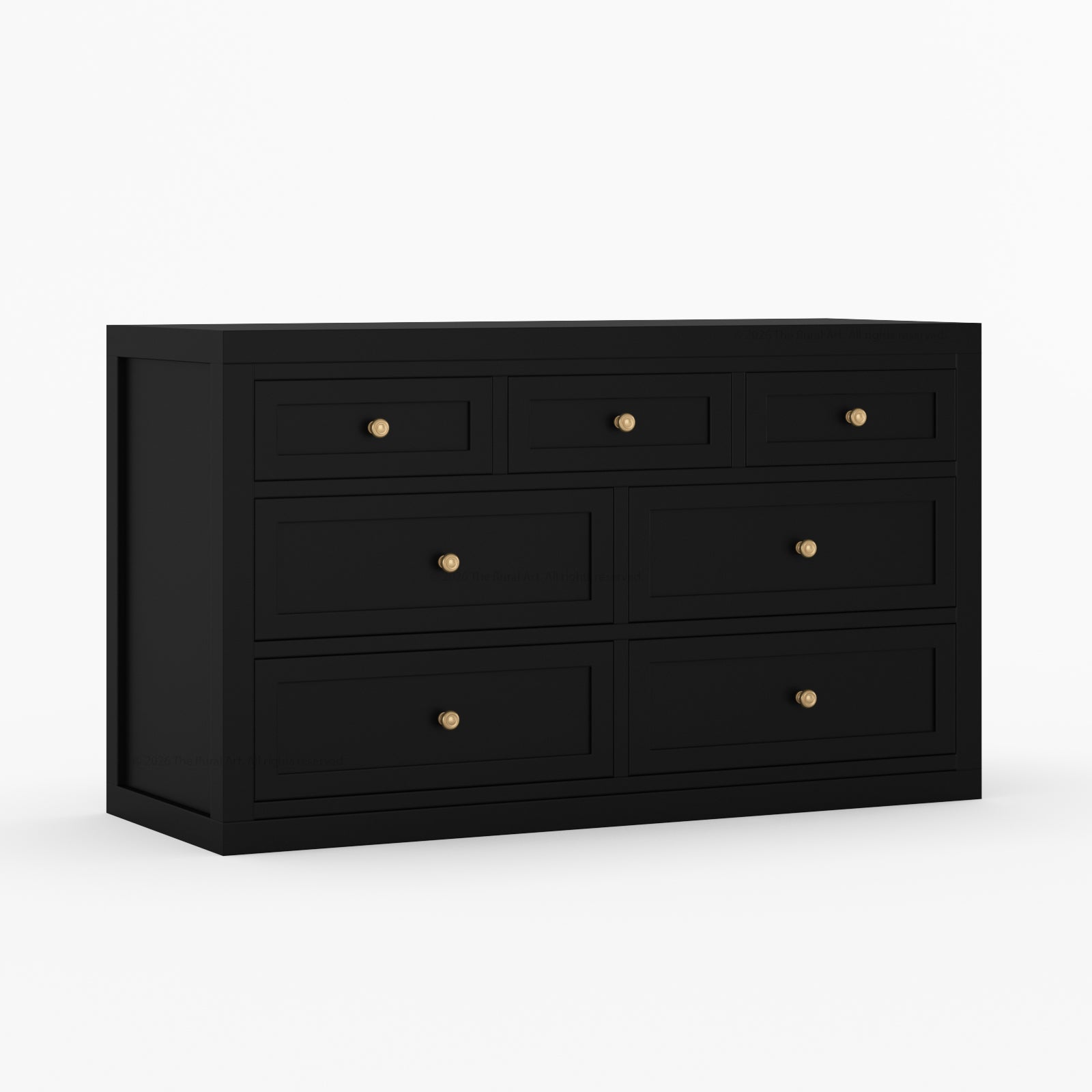 Seward Solid Wood Dresser with Panel Detailing