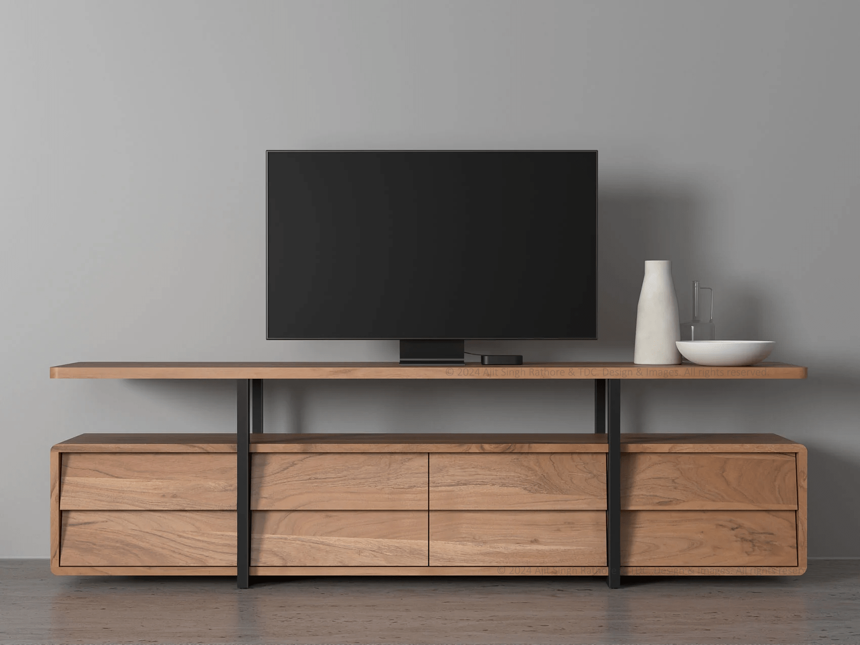 Sonoma Solid Wood TV Stand & Media Center