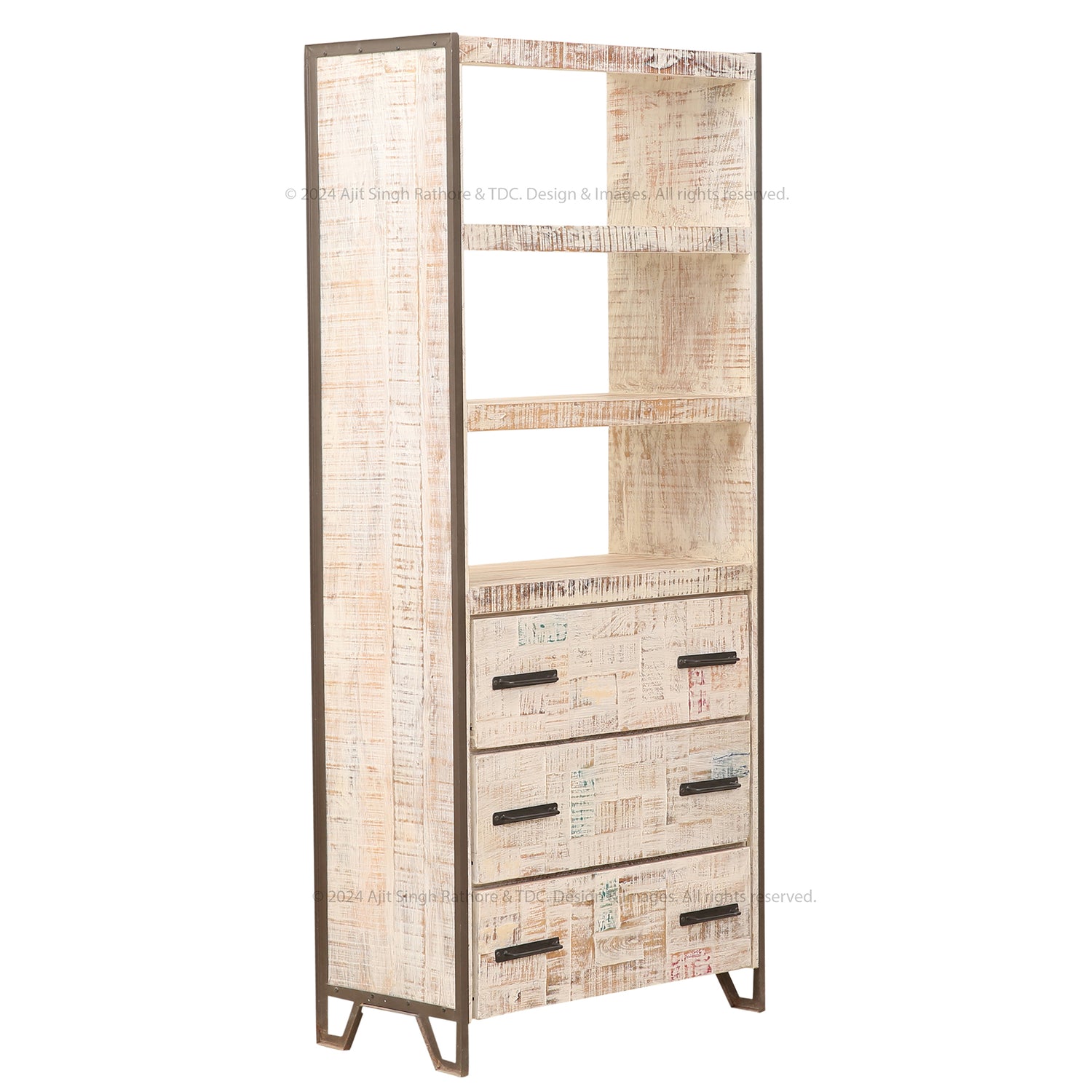 Lakehurst Vintage Fusion Solidwood Bookshelf