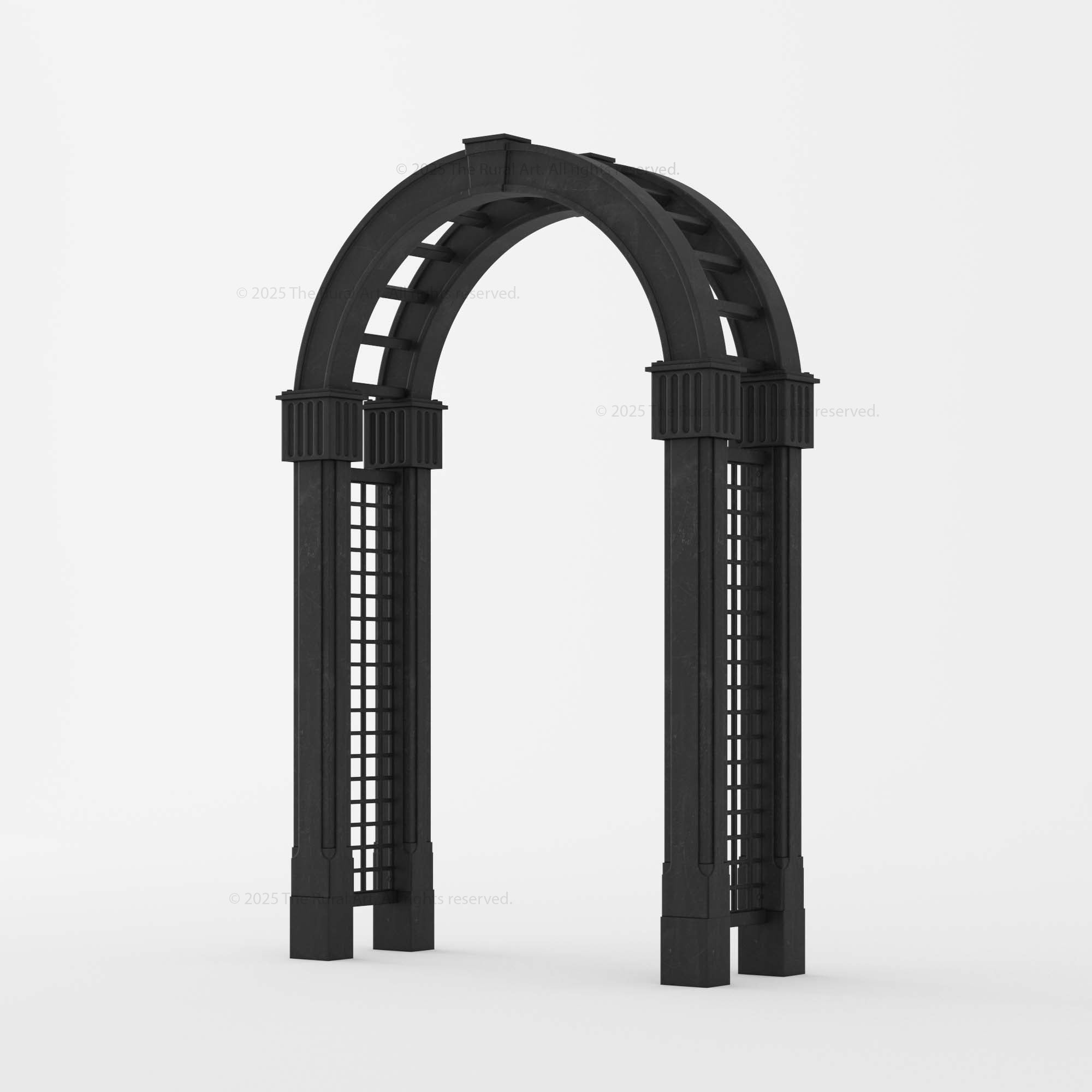 Edenvale Wrought Iron Garden Archway Arbor