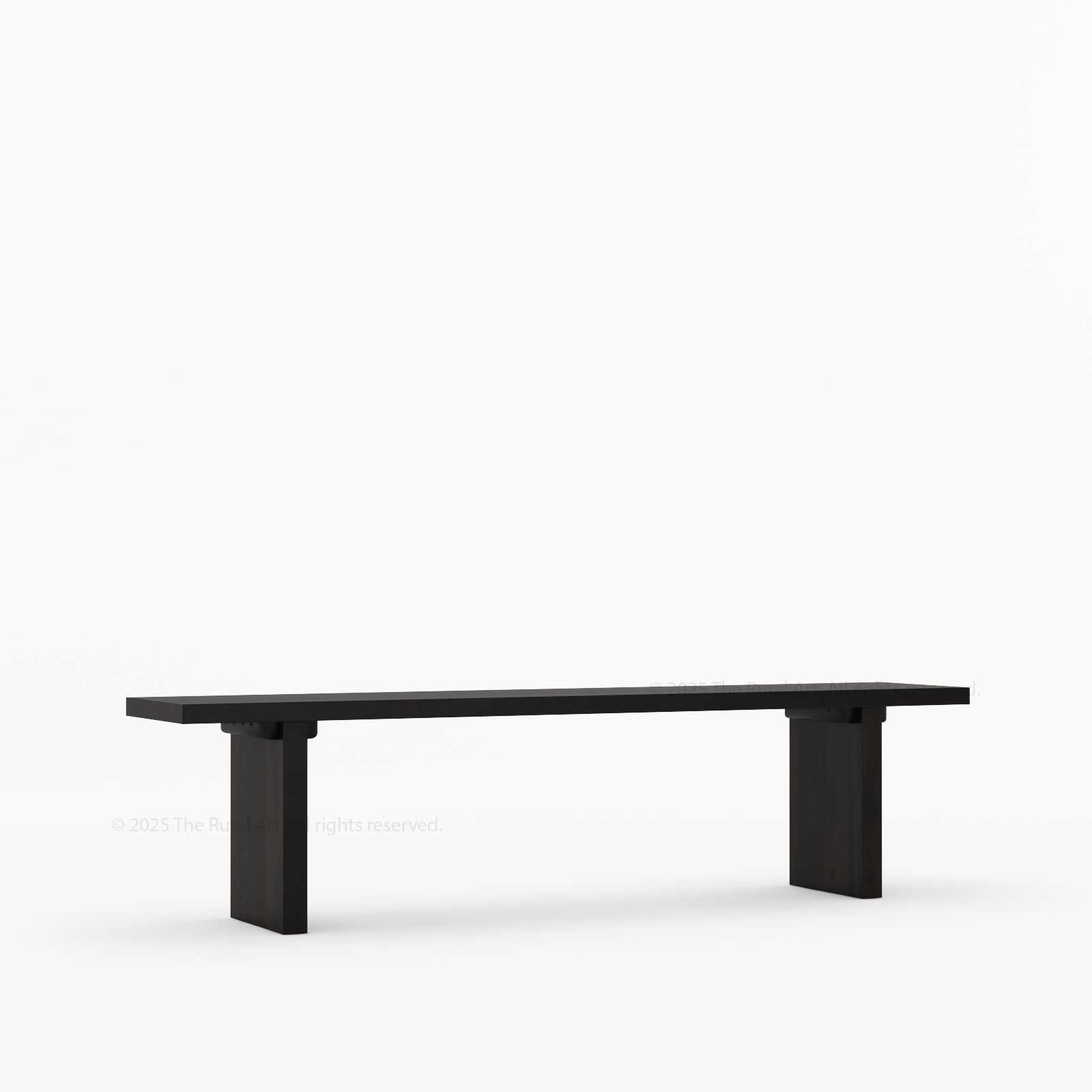 Fontana Modern Scandinavian Solid Wood Dining Bench