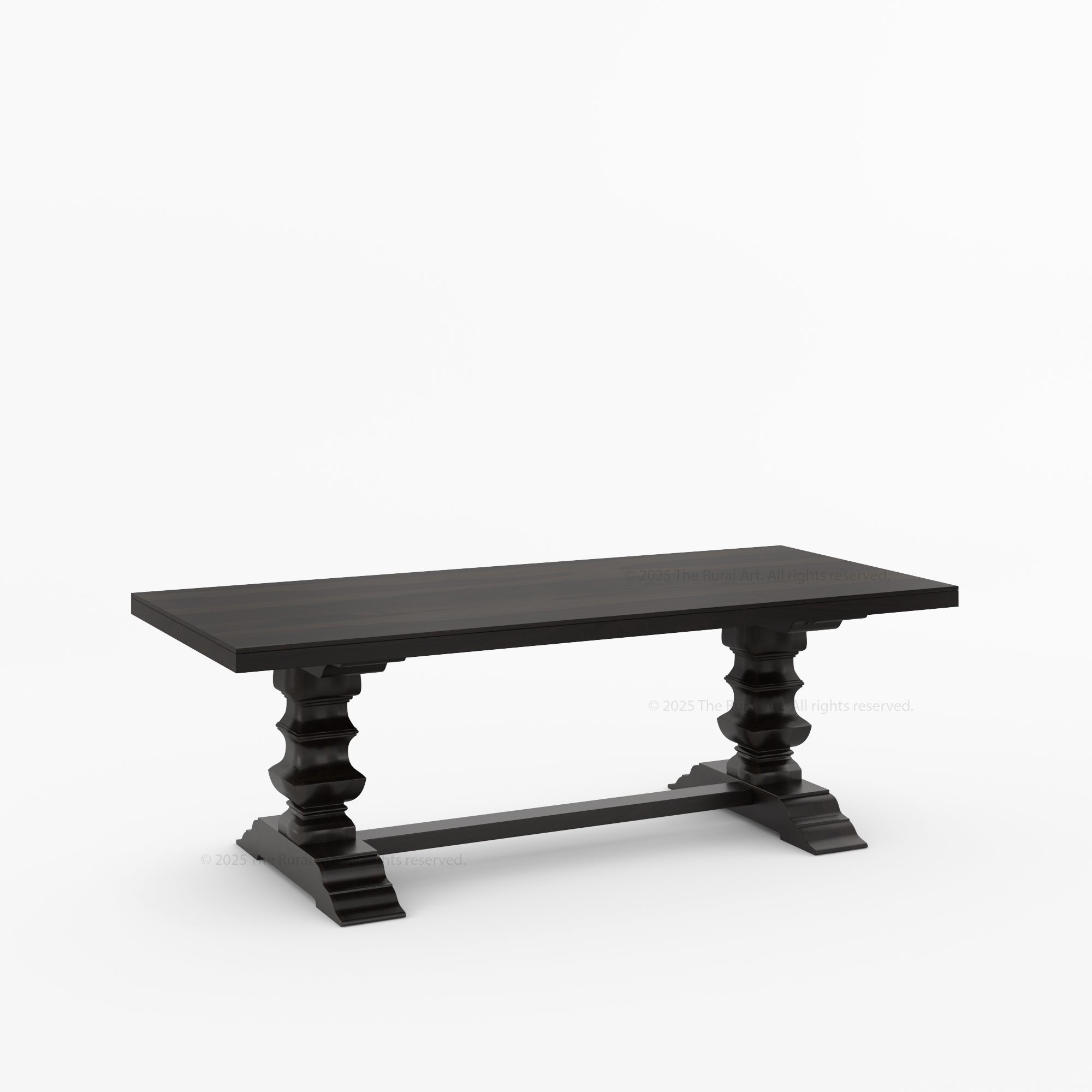 Crossett Solid Wood Double Pedestal Dining Table