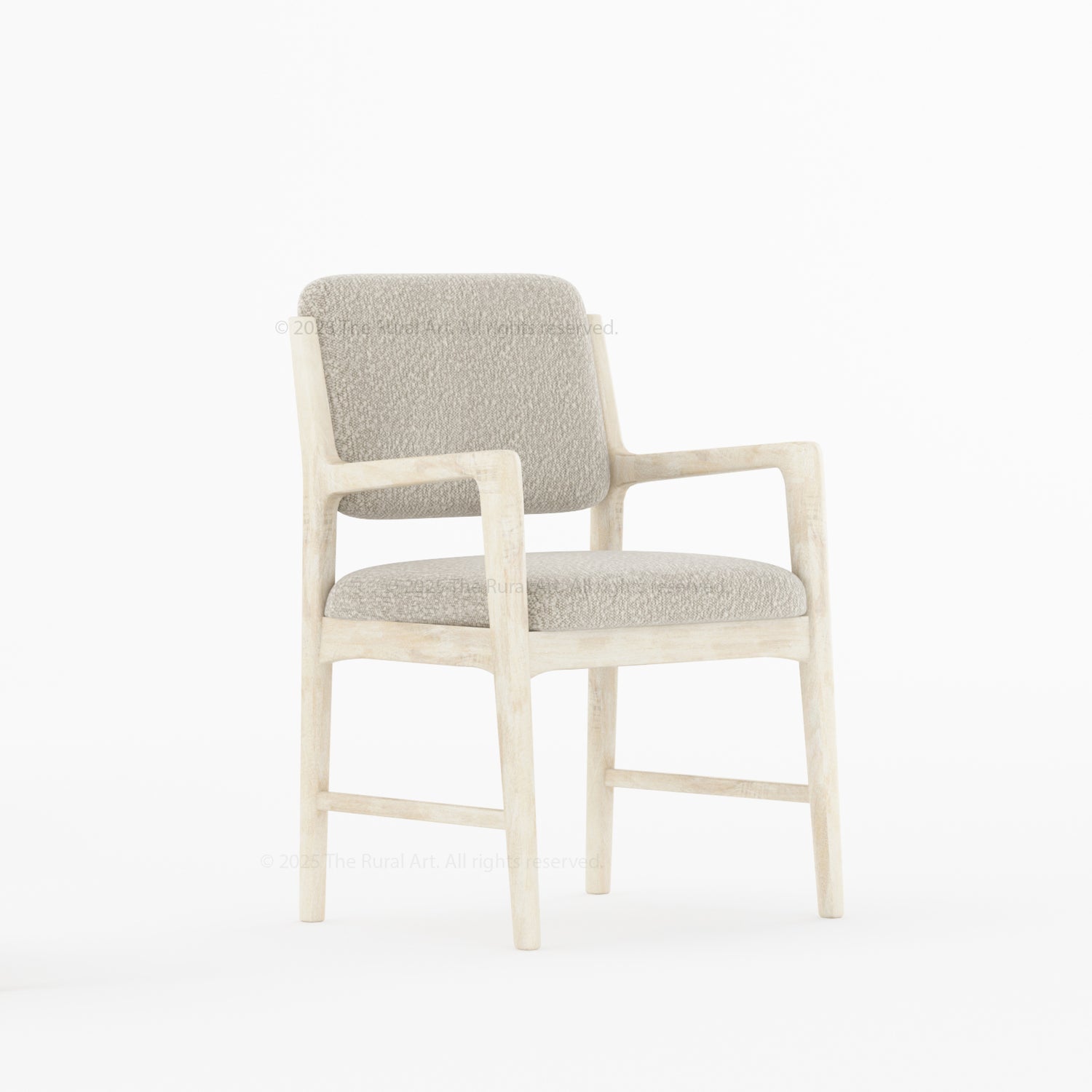 Auburn Grove Solid Wood Upholstered Dining Armchair