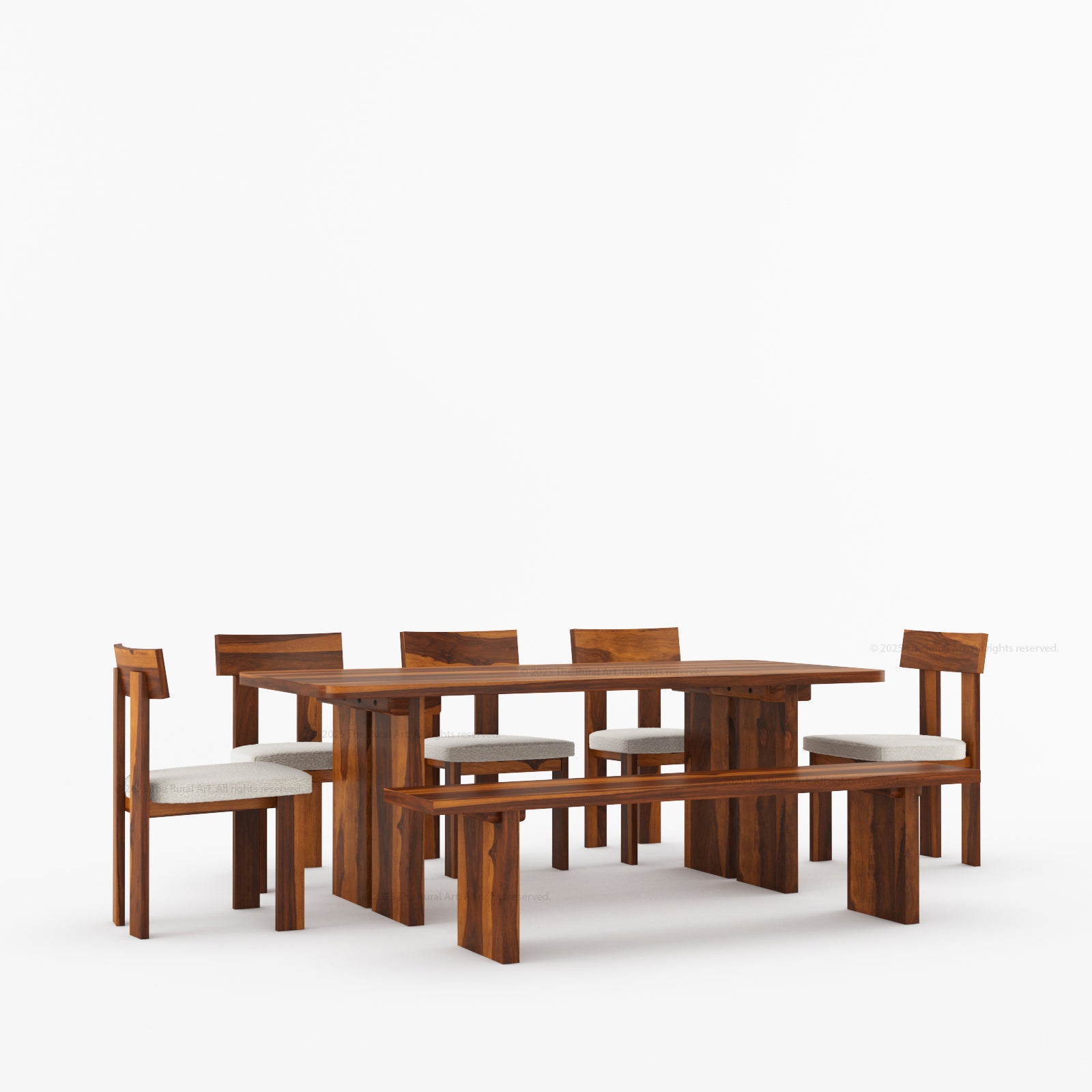 Fontana Modern Dining Table and Chair Set
