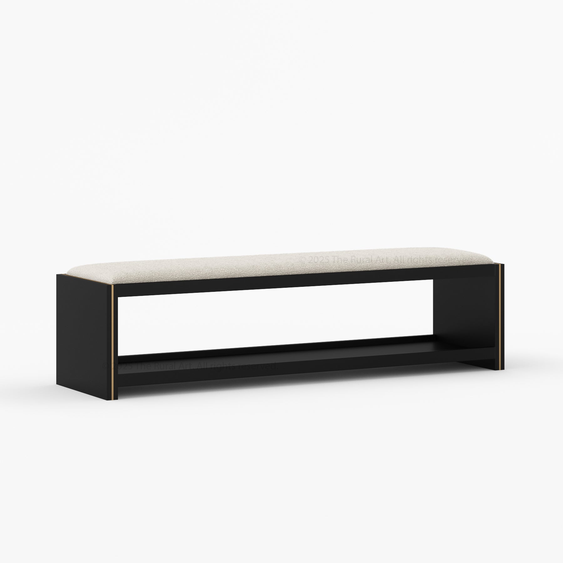 Branson Solid Wood Bedroom Collection with Brass Inlay Detailing