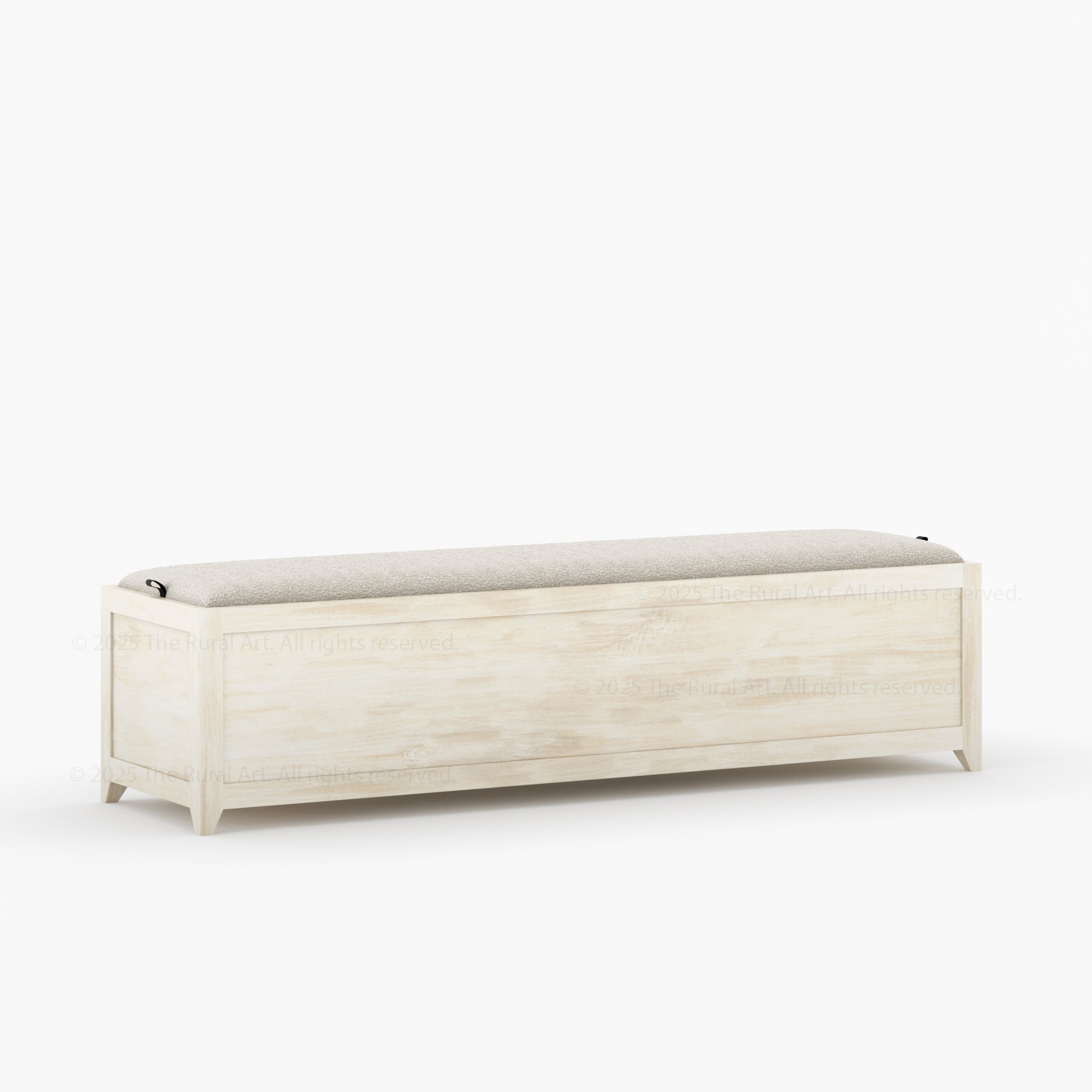 Baytown Solid Wood Bedside Storage Bench with Lift Top