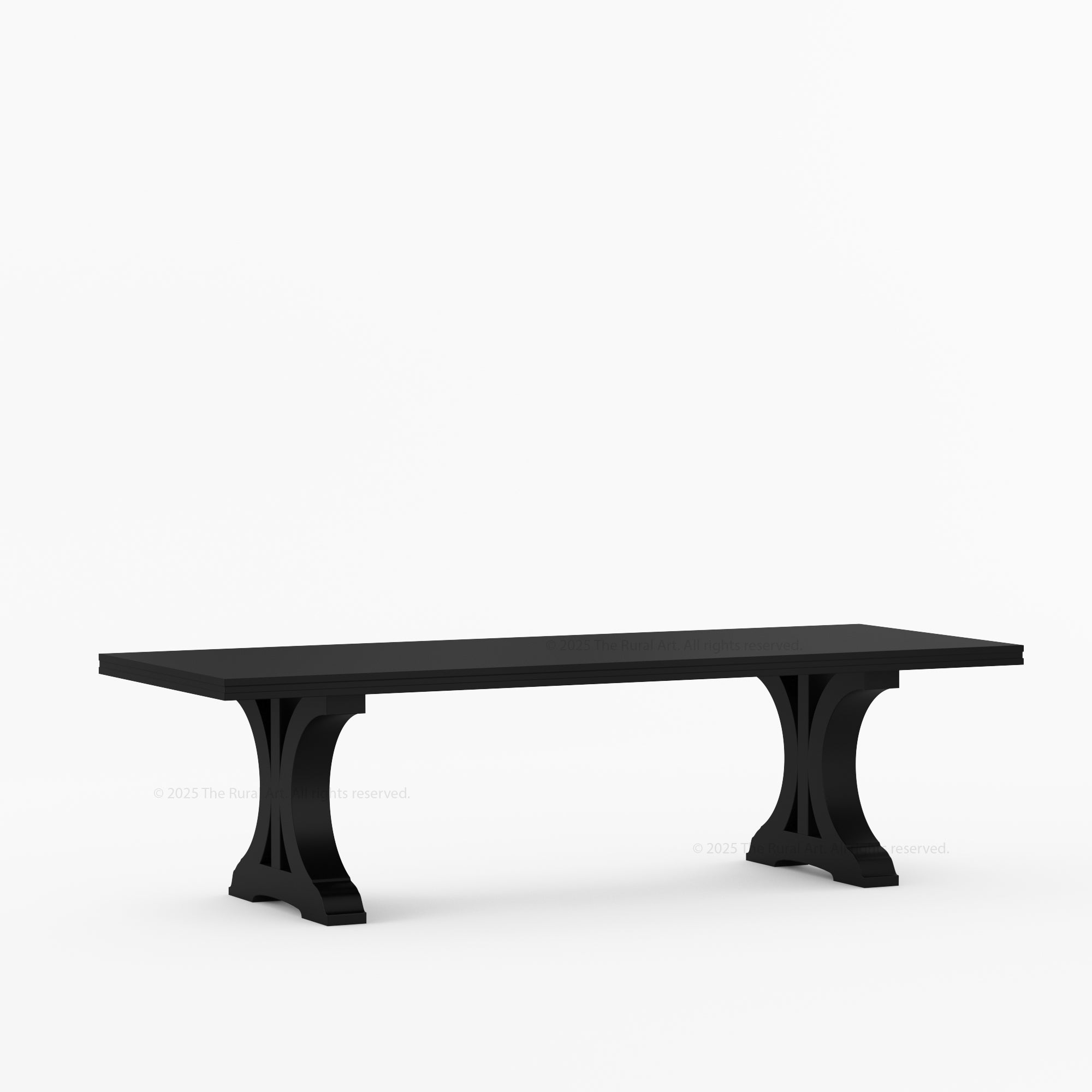 Sherman Solid Wood Pedestal Dining Table For 4 to 12 People